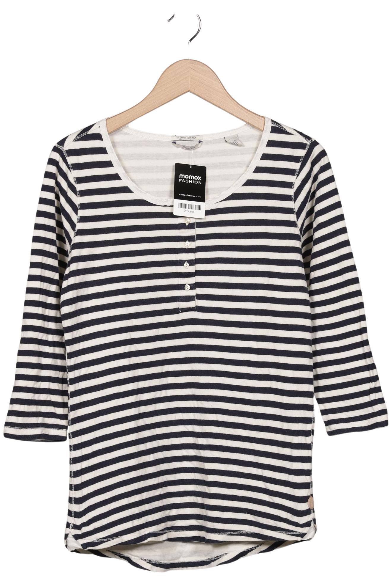 

Maison Scotch Damen Langarmshirt, mehrfarbig, Gr. 40