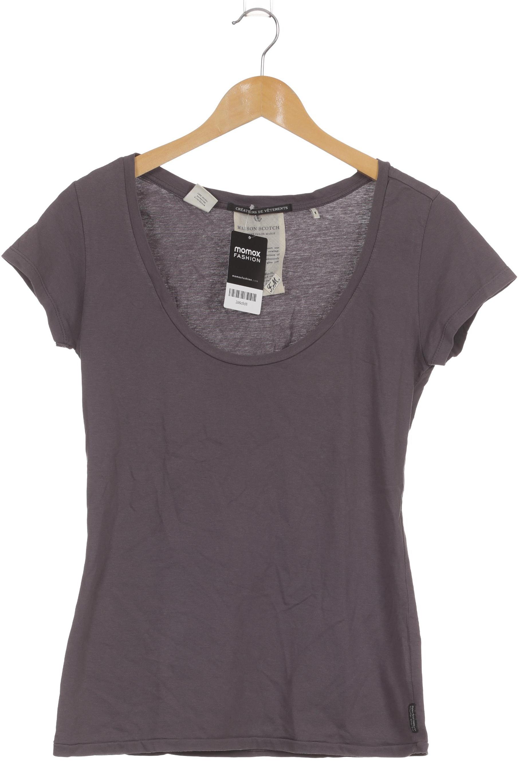 

Maison Scotch Damen T-Shirt, grau, Gr. 36