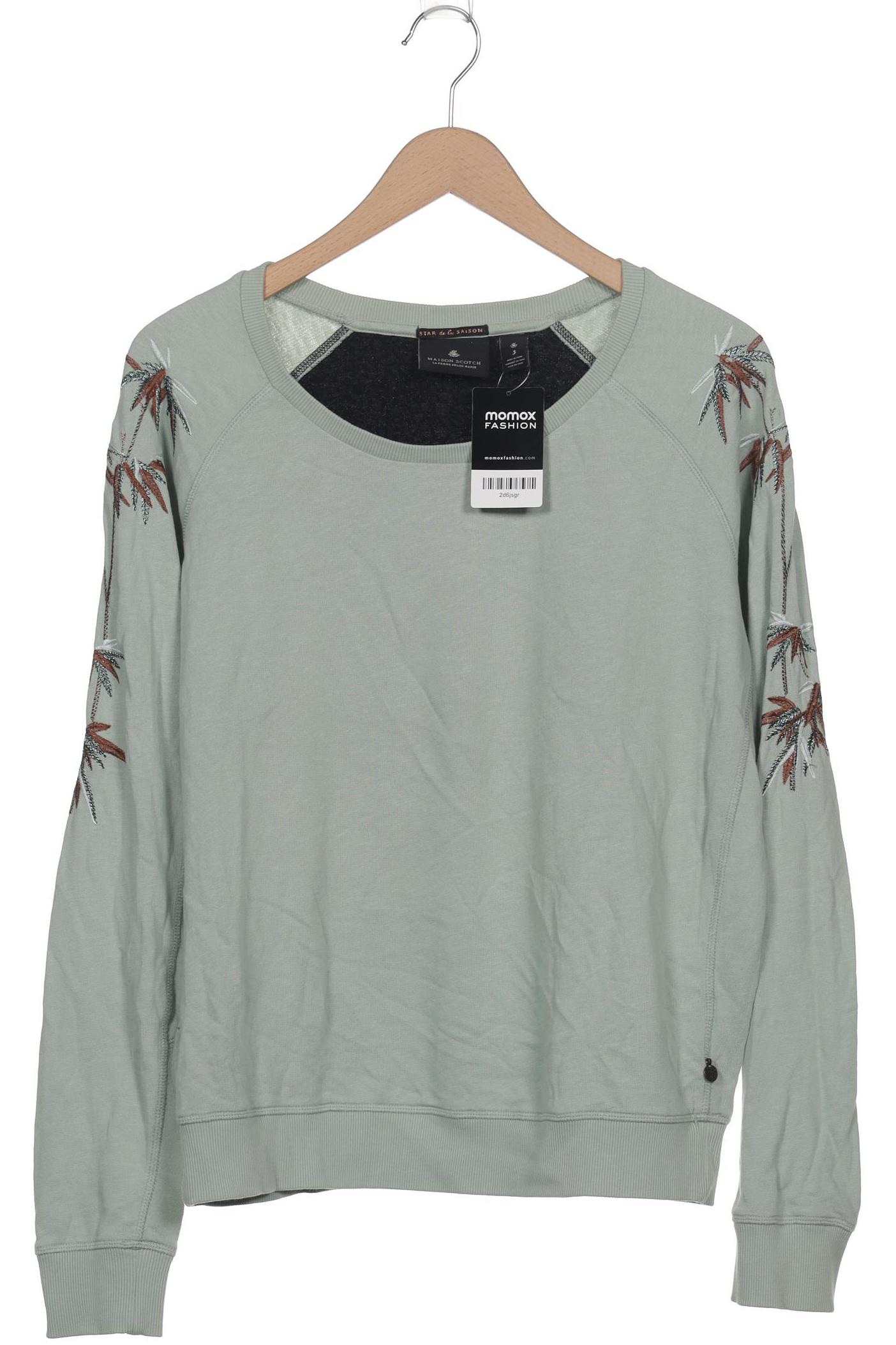 

Maison Scotch Damen Sweatshirt, türkis, Gr. 40