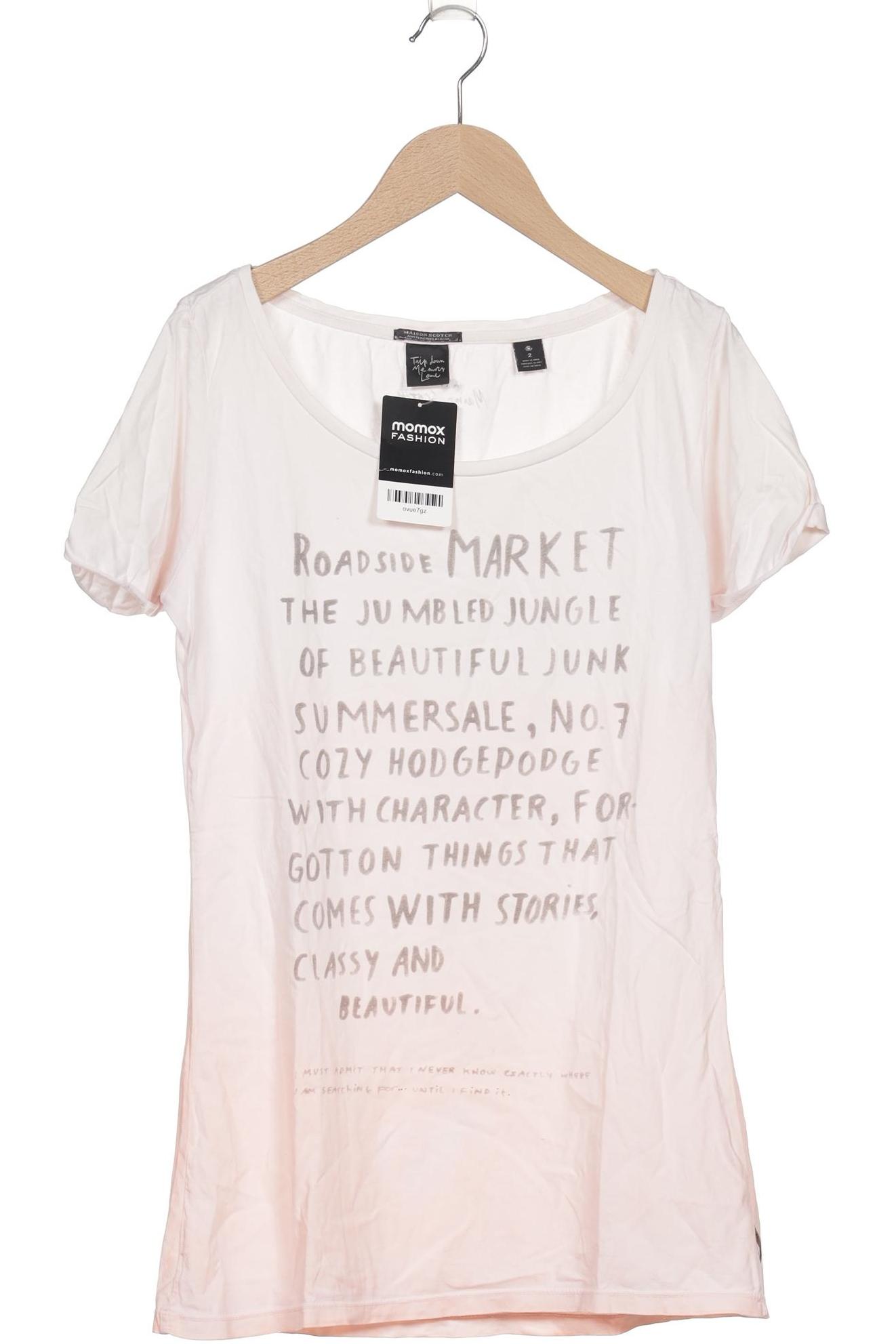 

Maison Scotch Damen T-Shirt, pink, Gr. 38