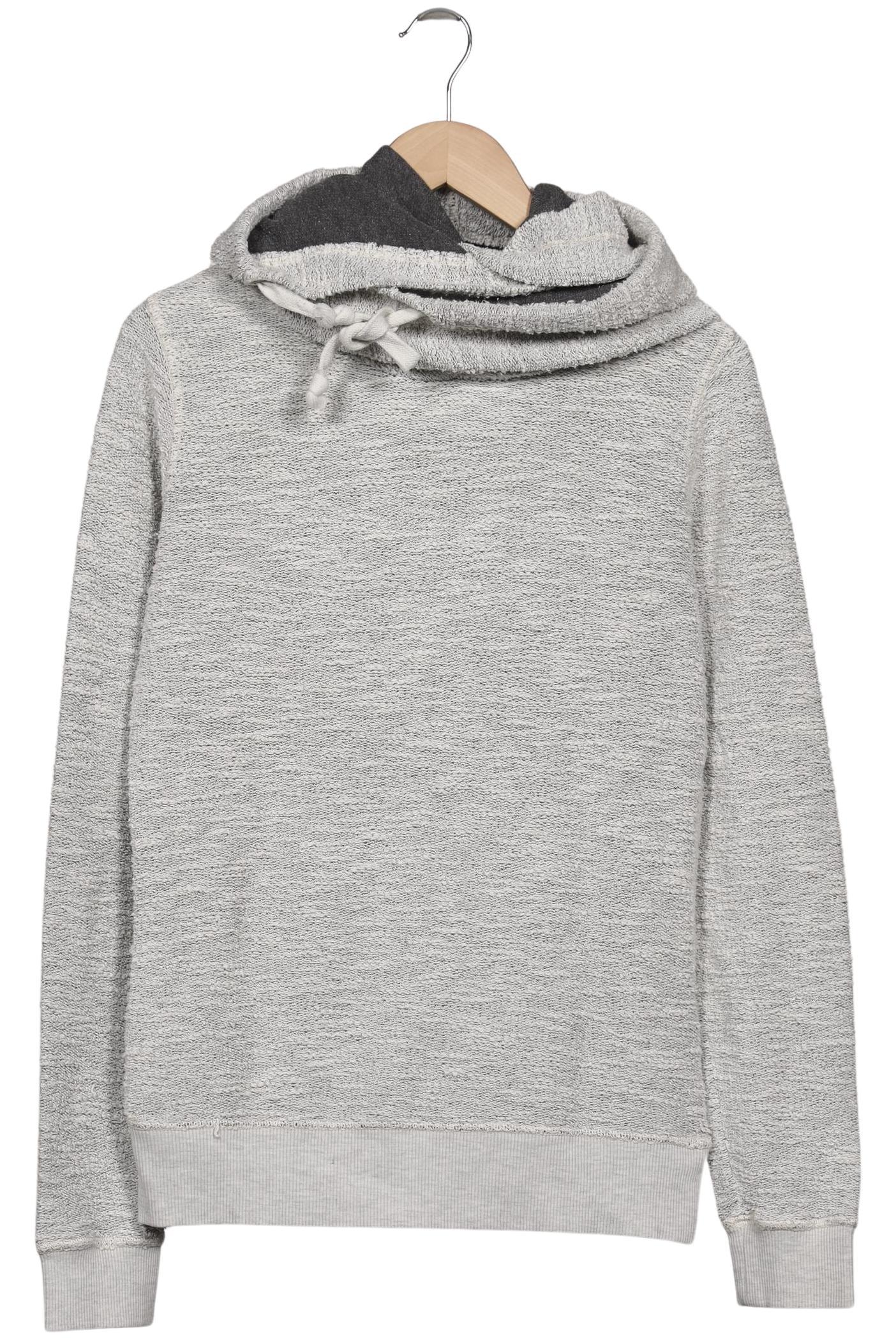 

Maison Scotch Damen Kapuzenpullover, grau, Gr. 38