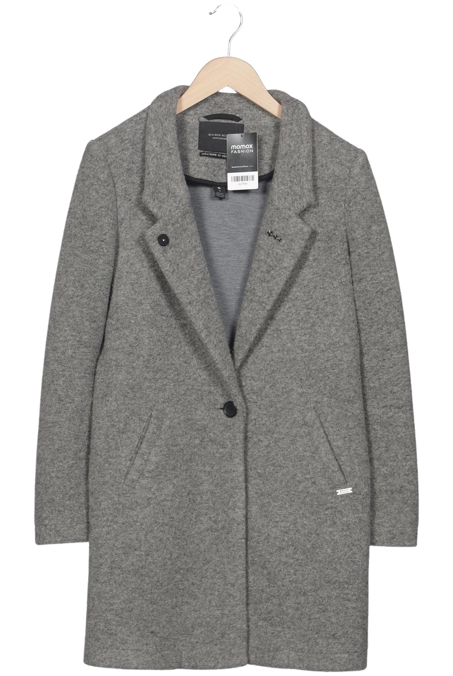 

Maison Scotch Damen Mantel, grau, Gr. 36