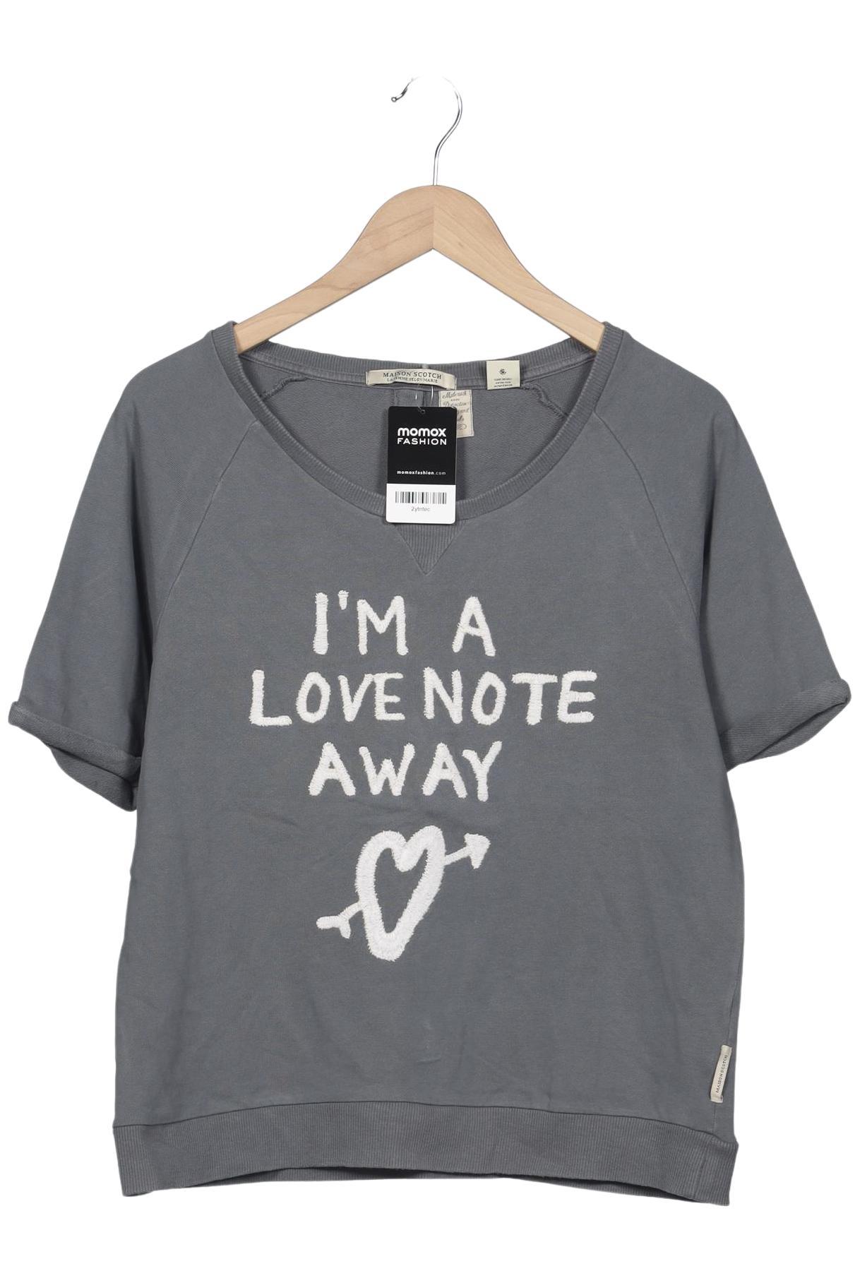 

Maison Scotch Damen T-Shirt, grau, Gr. 42