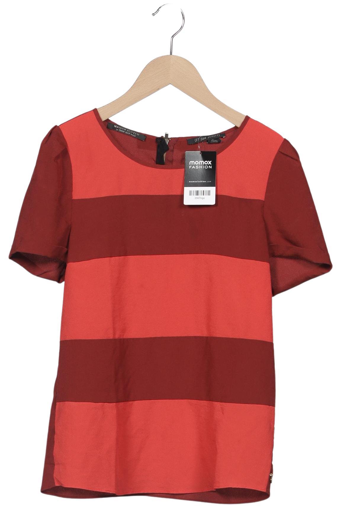 

Maison Scotch Damen T-Shirt, rot, Gr. 38