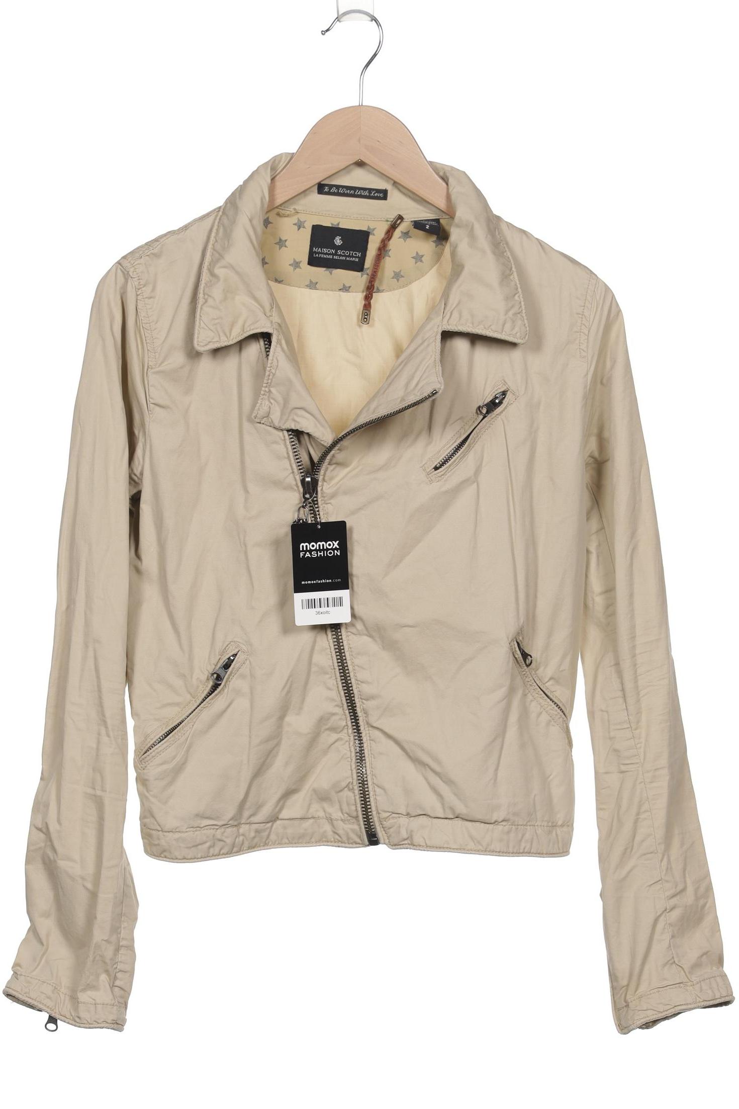 

Maison Scotch Damen Jacke, beige, Gr. 38