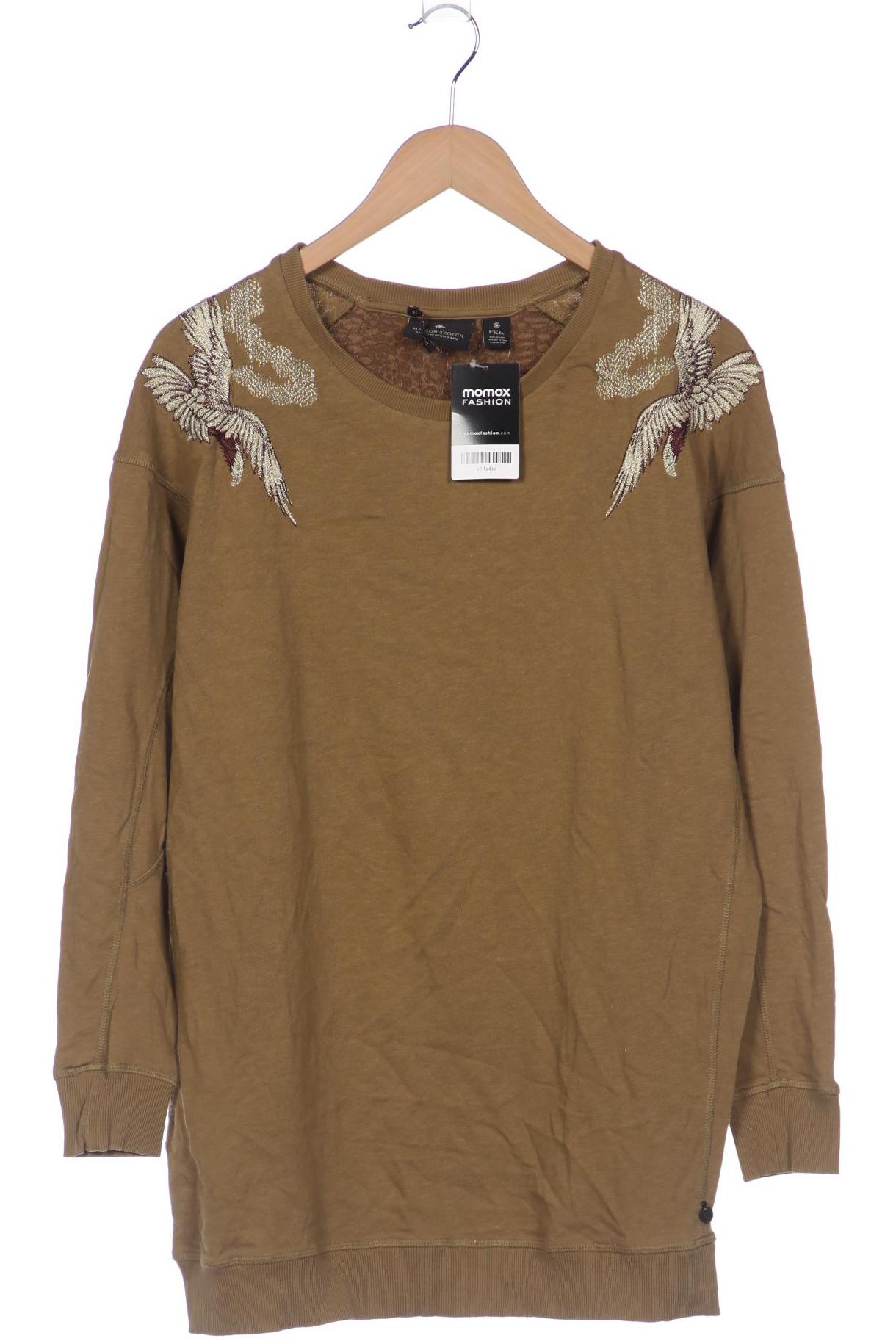 

Maison Scotch Damen Sweatshirt, braun, Gr. 34
