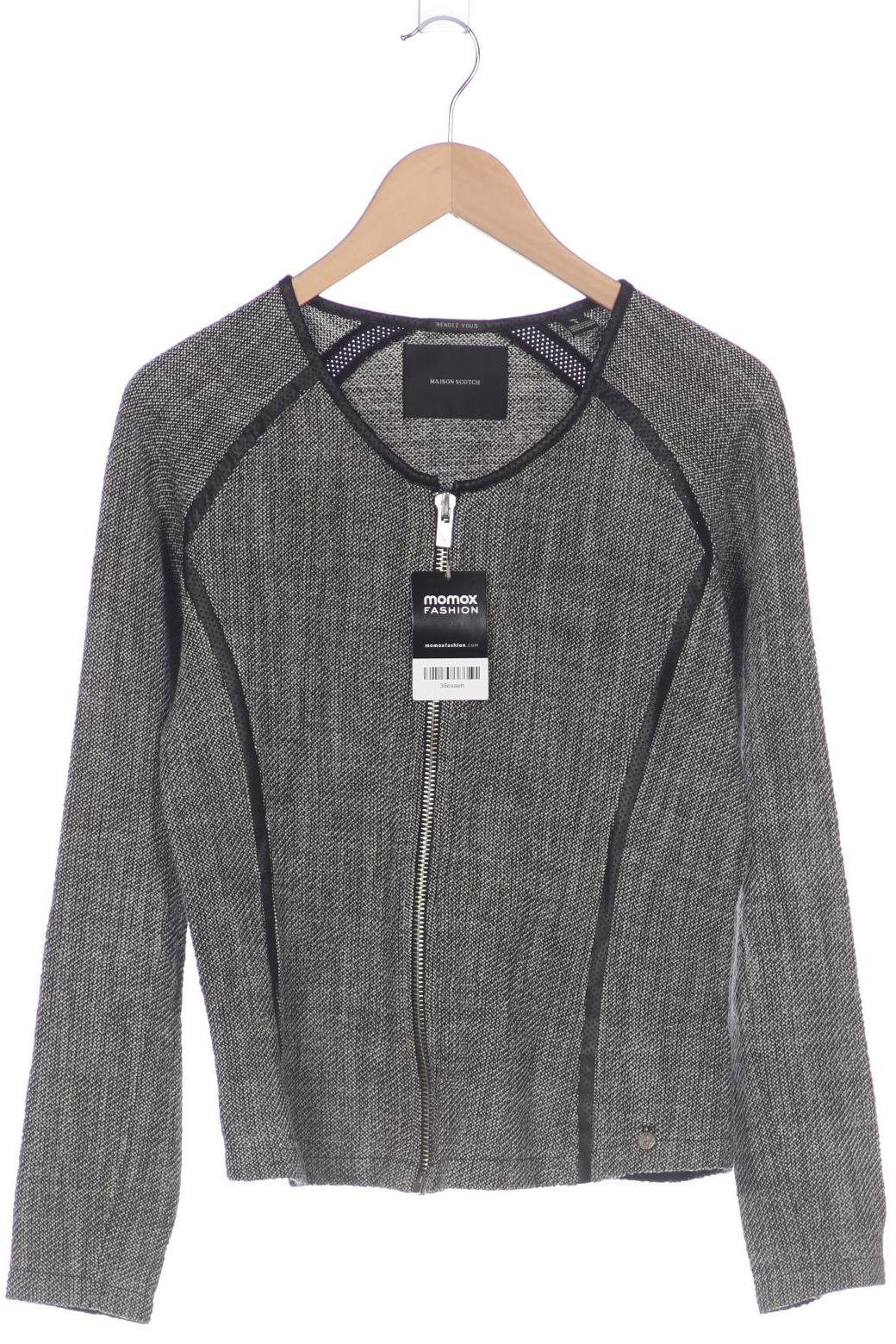 

Maison Scotch Damen Strickjacke, grau, Gr. 36