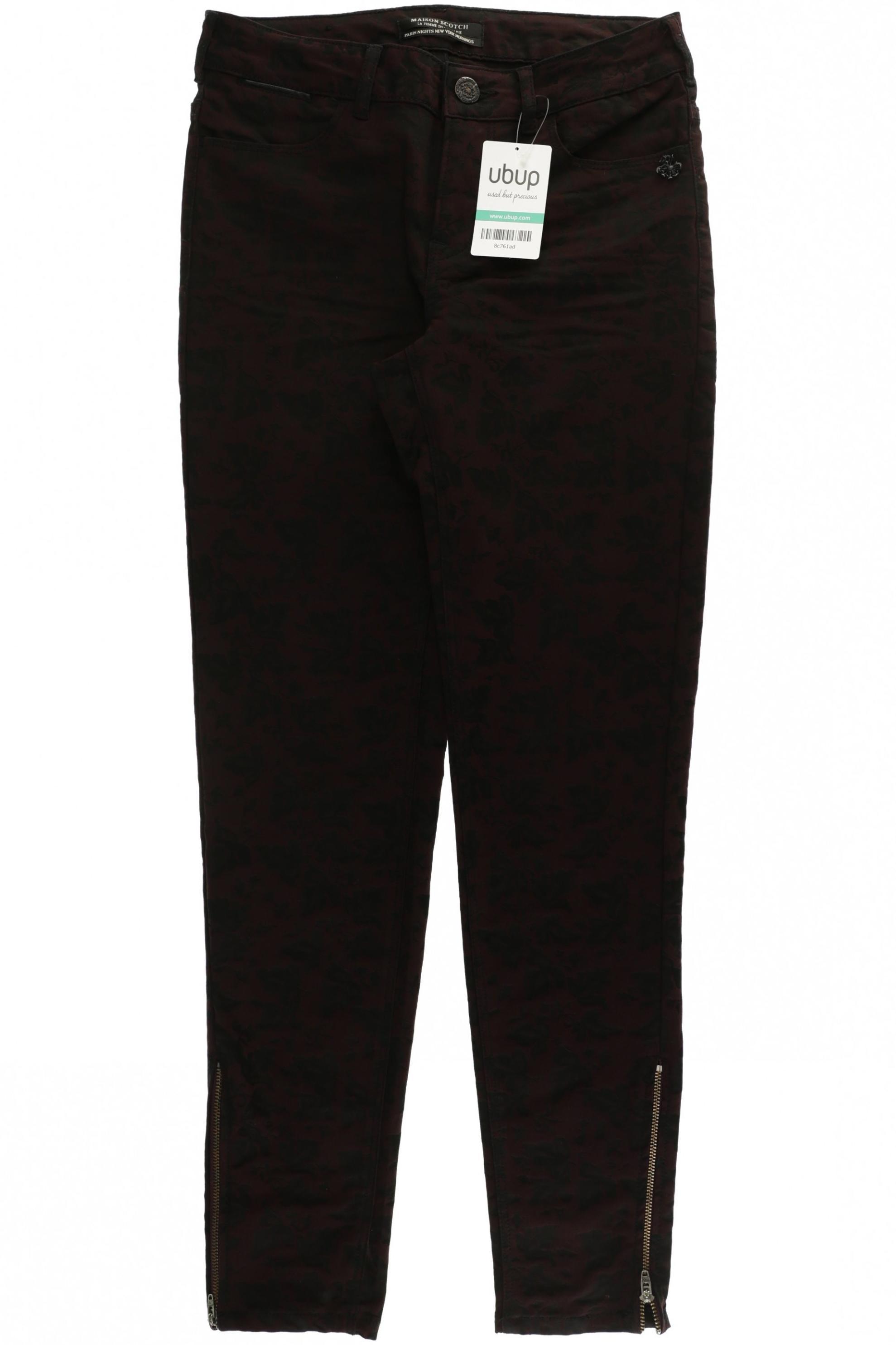 

Maison Scotch Damen Stoffhose, rot, Gr. 28