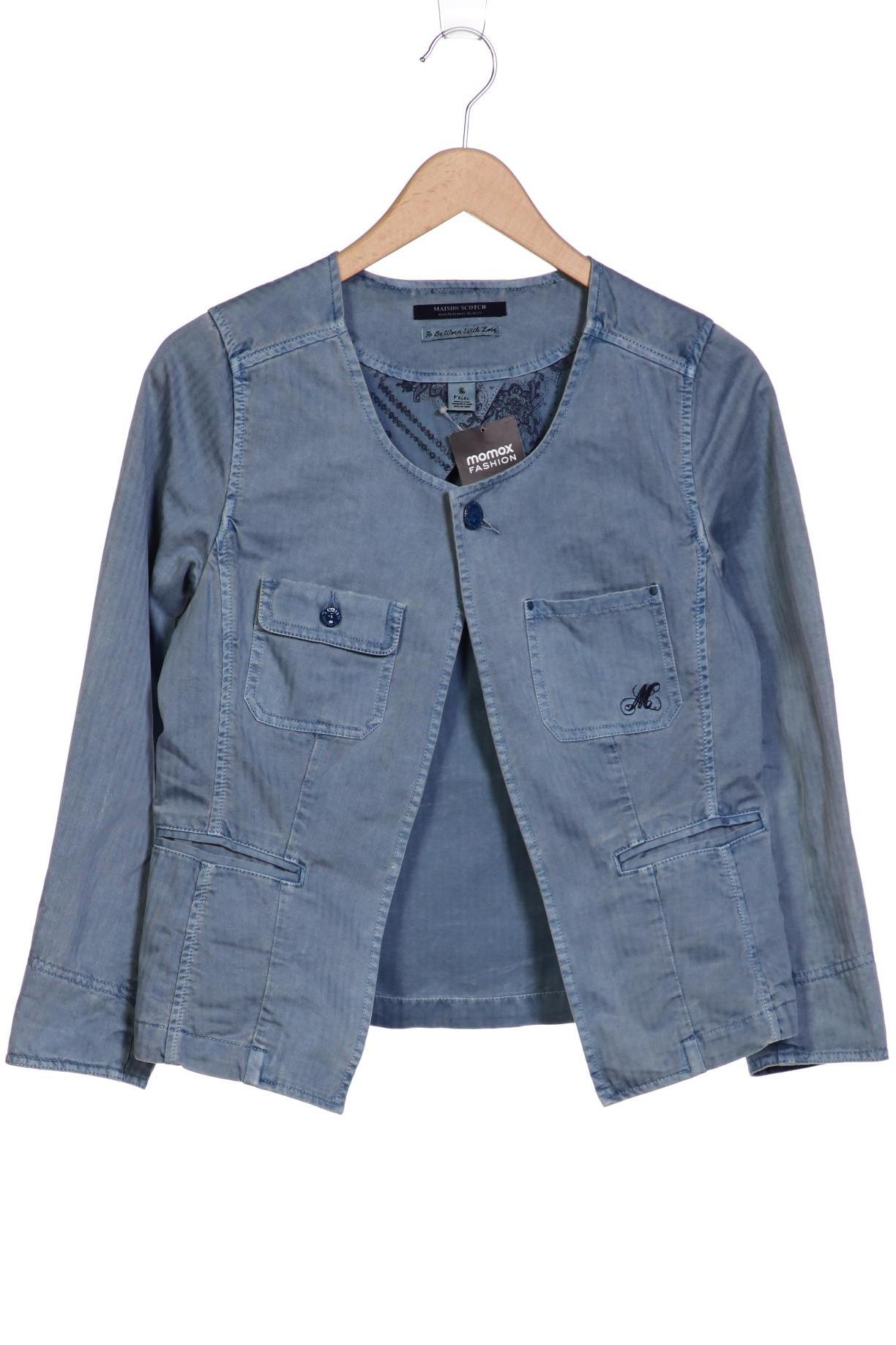

Maison Scotch Damen Jacke, blau, Gr. 34
