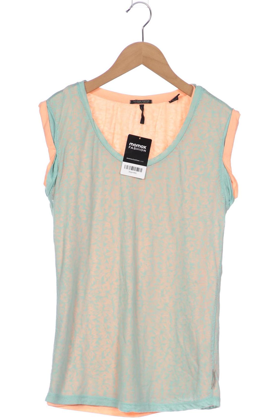 

Maison Scotch Damen T-Shirt, türkis, Gr. 38