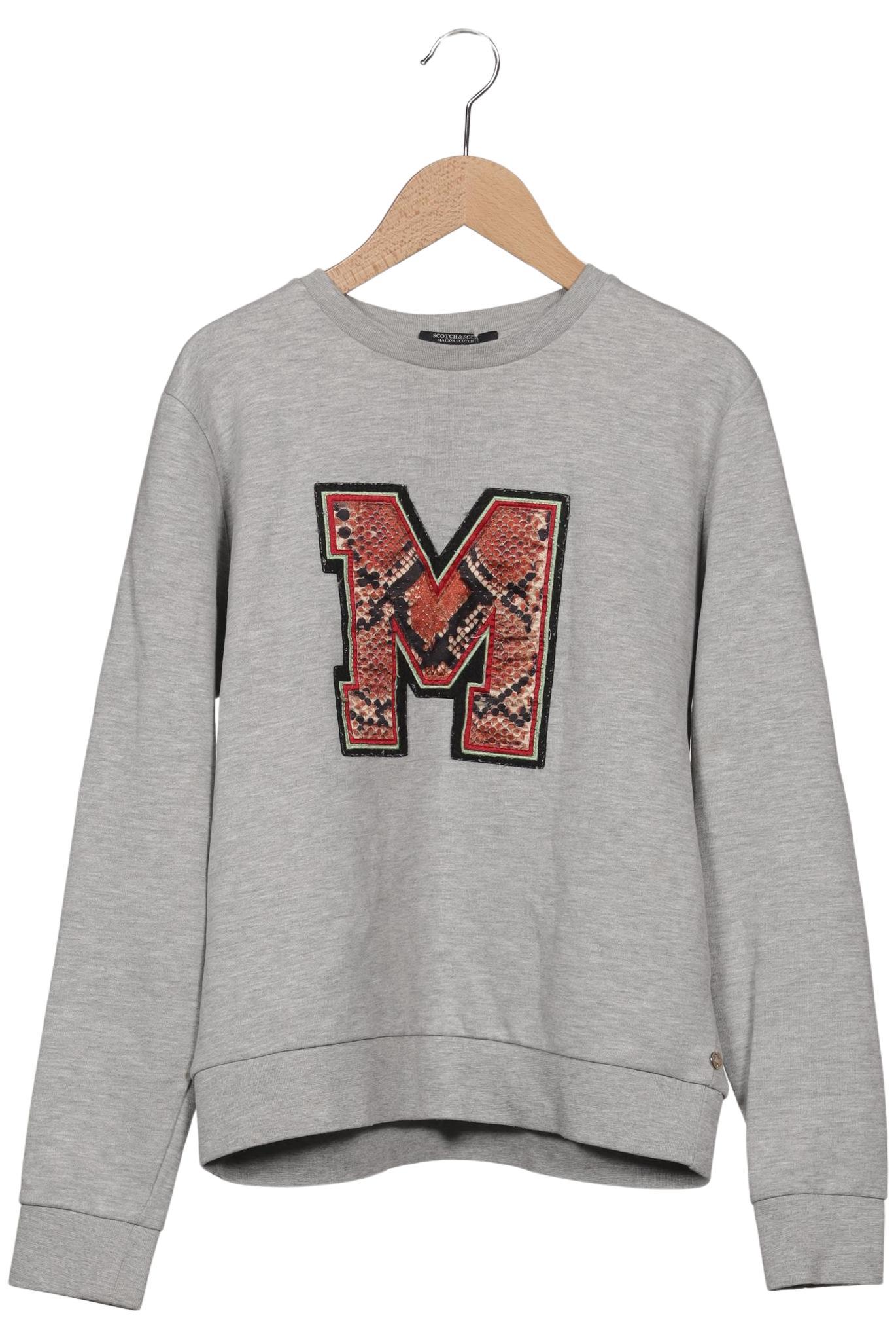 

Maison Scotch Damen Sweatshirt, grau, Gr. 36