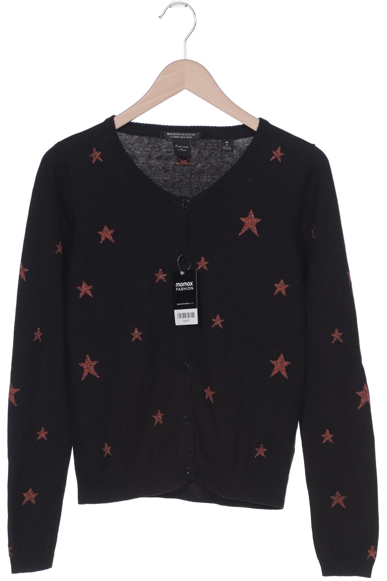 

Maison Scotch Damen Strickjacke, schwarz