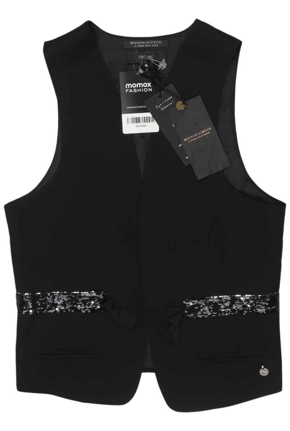

Maison Scotch Damen Weste, schwarz, Gr. 38