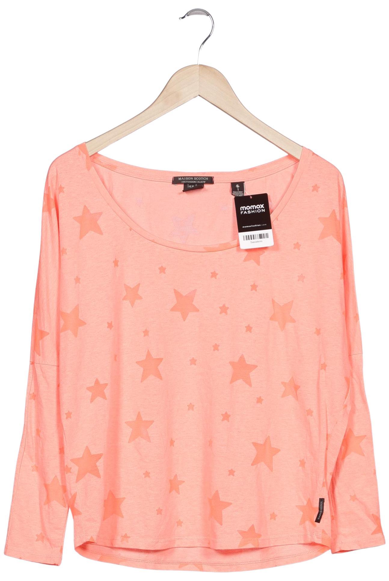 

Maison Scotch Damen Langarmshirt, neon, Gr. 36