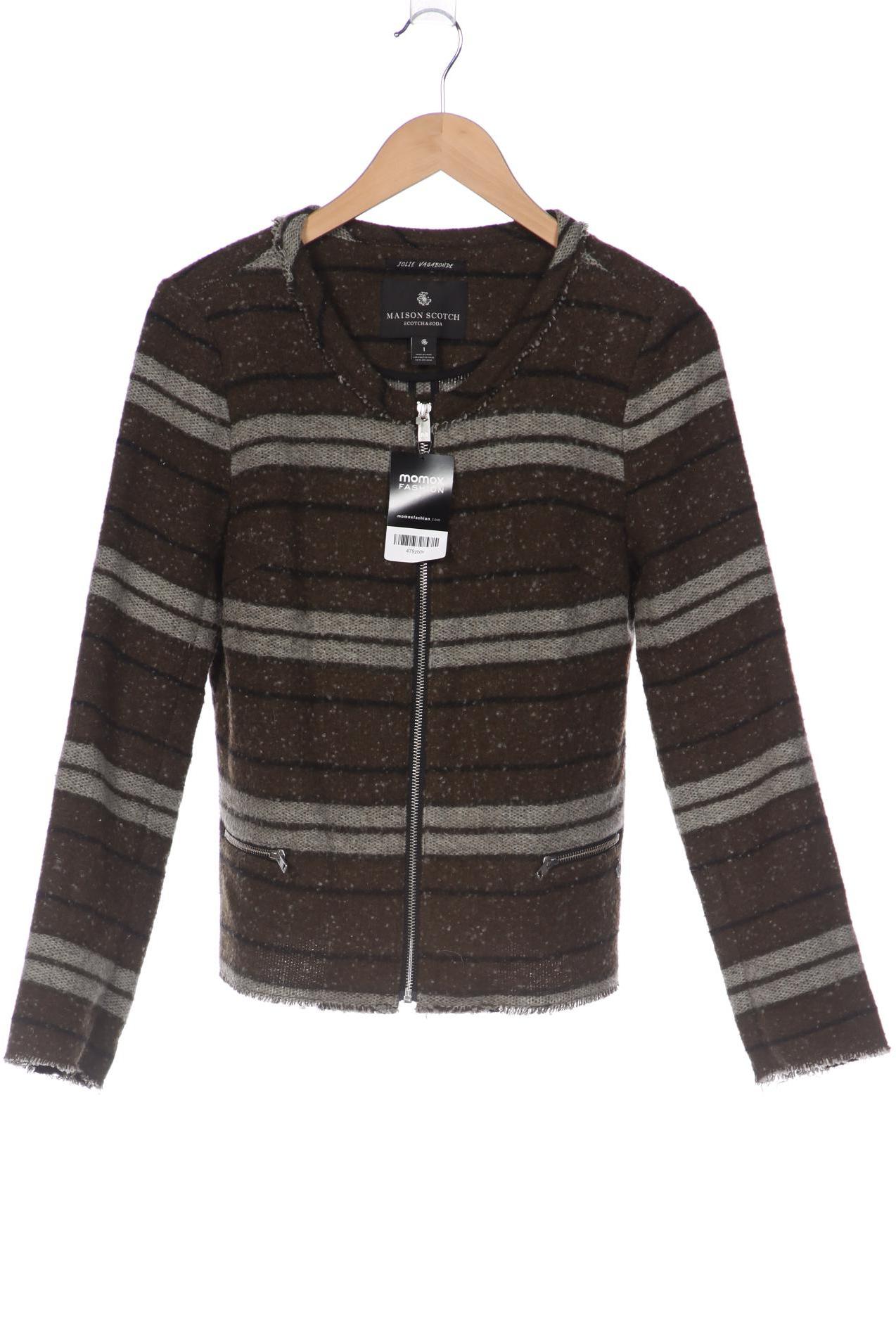 

Maison Scotch Damen Strickjacke, grün, Gr. 36