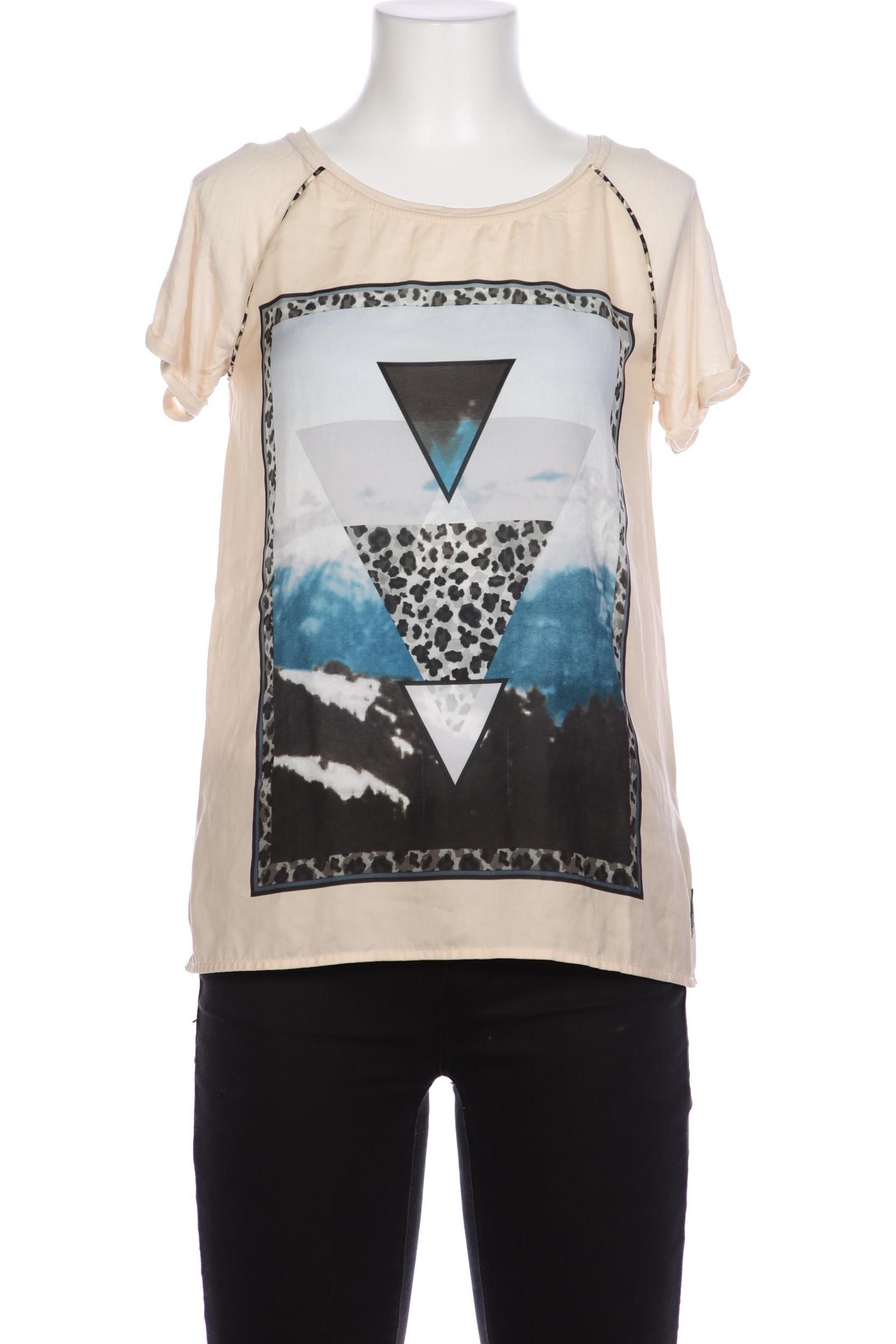 

Maison Scotch Damen T-Shirt, beige, Gr. 34
