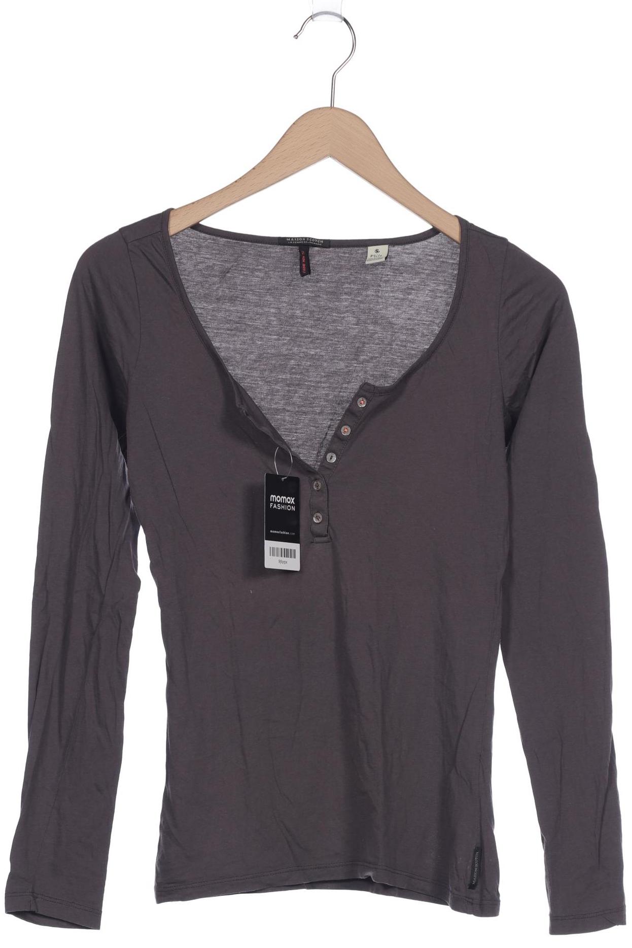 

Maison Scotch Damen Langarmshirt, grau