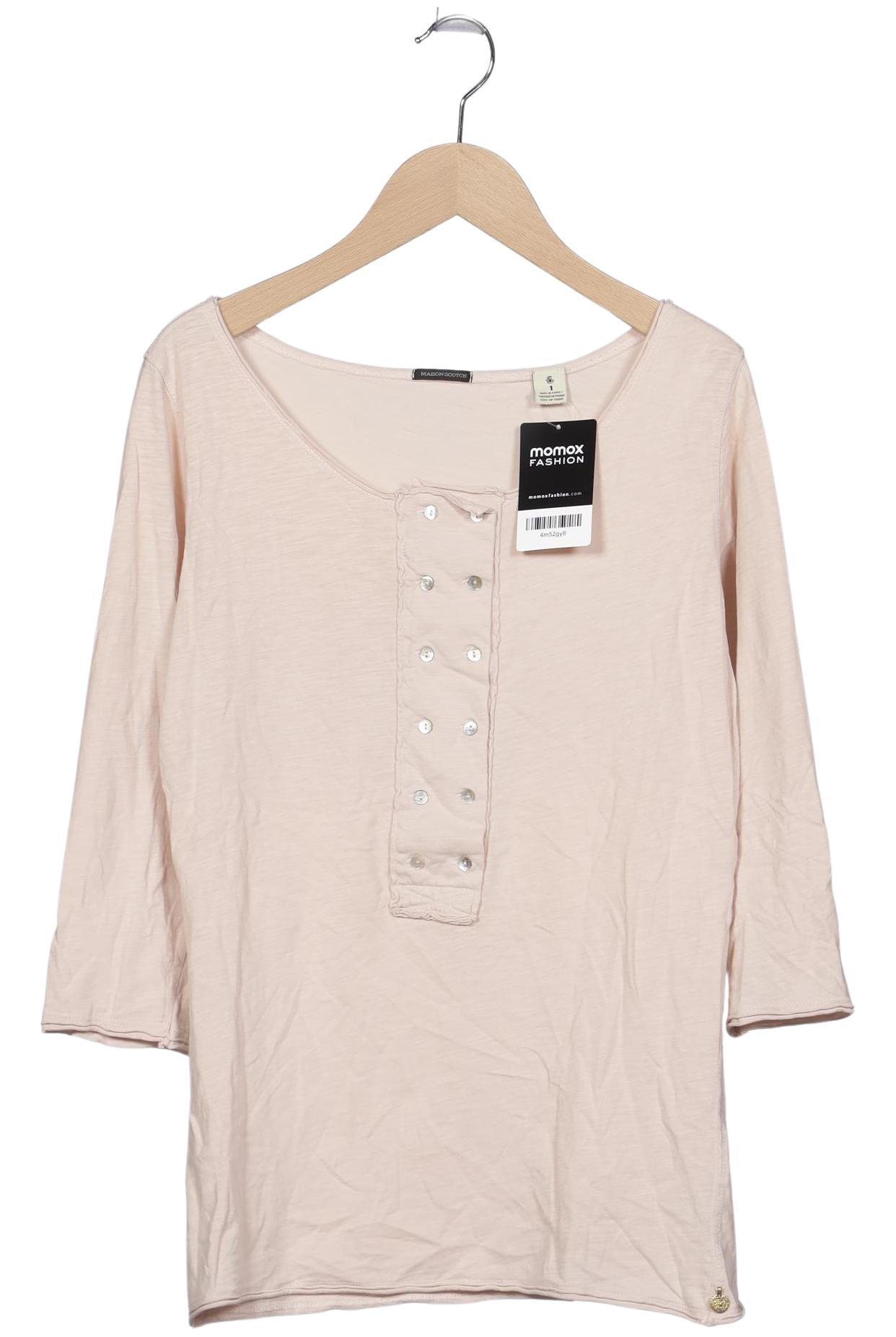 

Maison Scotch Damen Langarmshirt, cremeweiß, Gr. 36