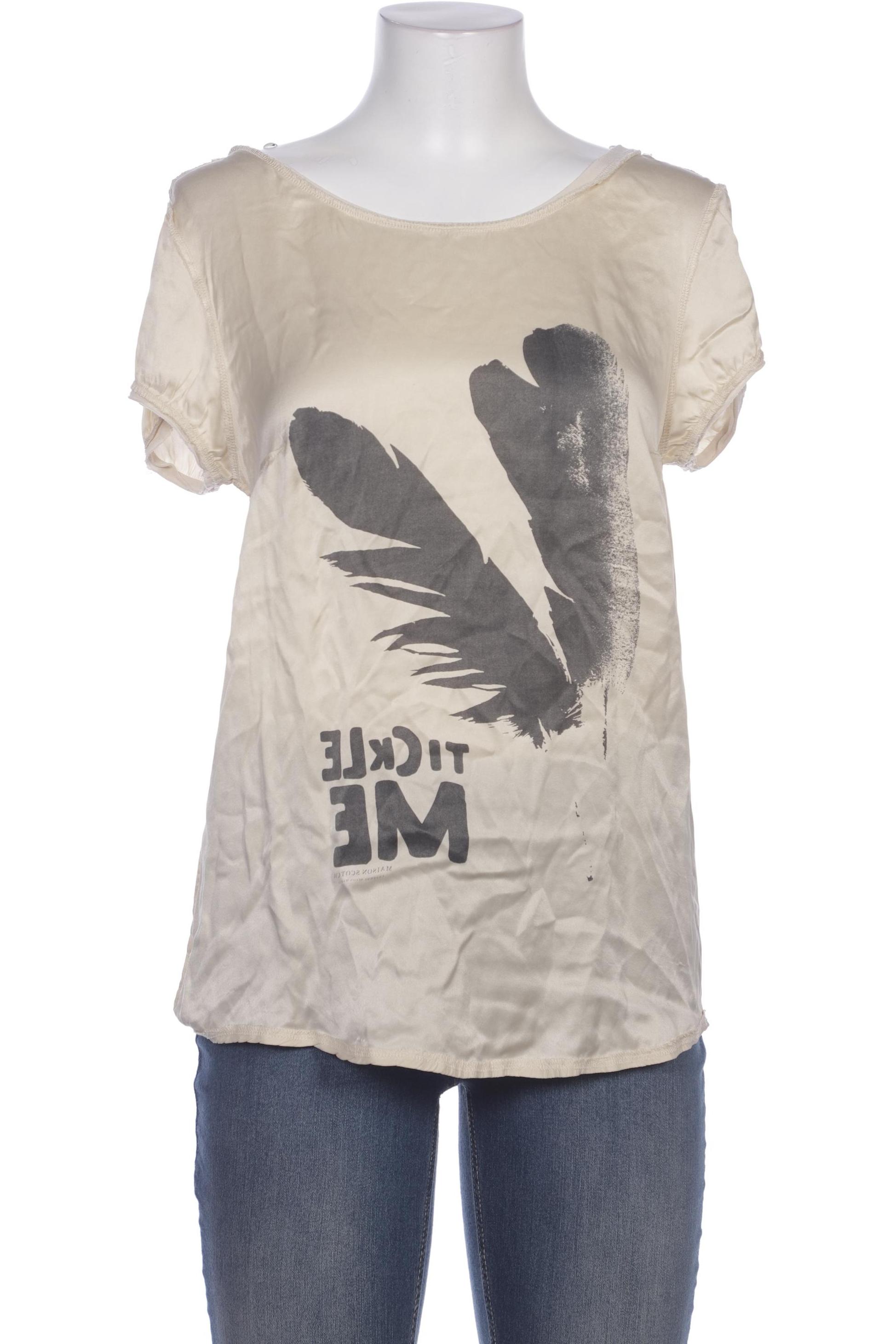 

Maison Scotch Damen T-Shirt, cremeweiß, Gr. 38