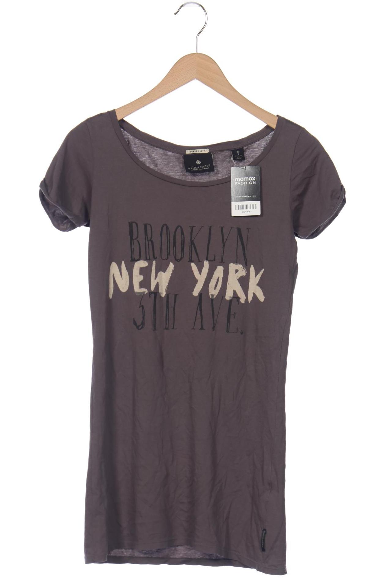 

Maison Scotch Damen T-Shirt, grau, Gr. 36