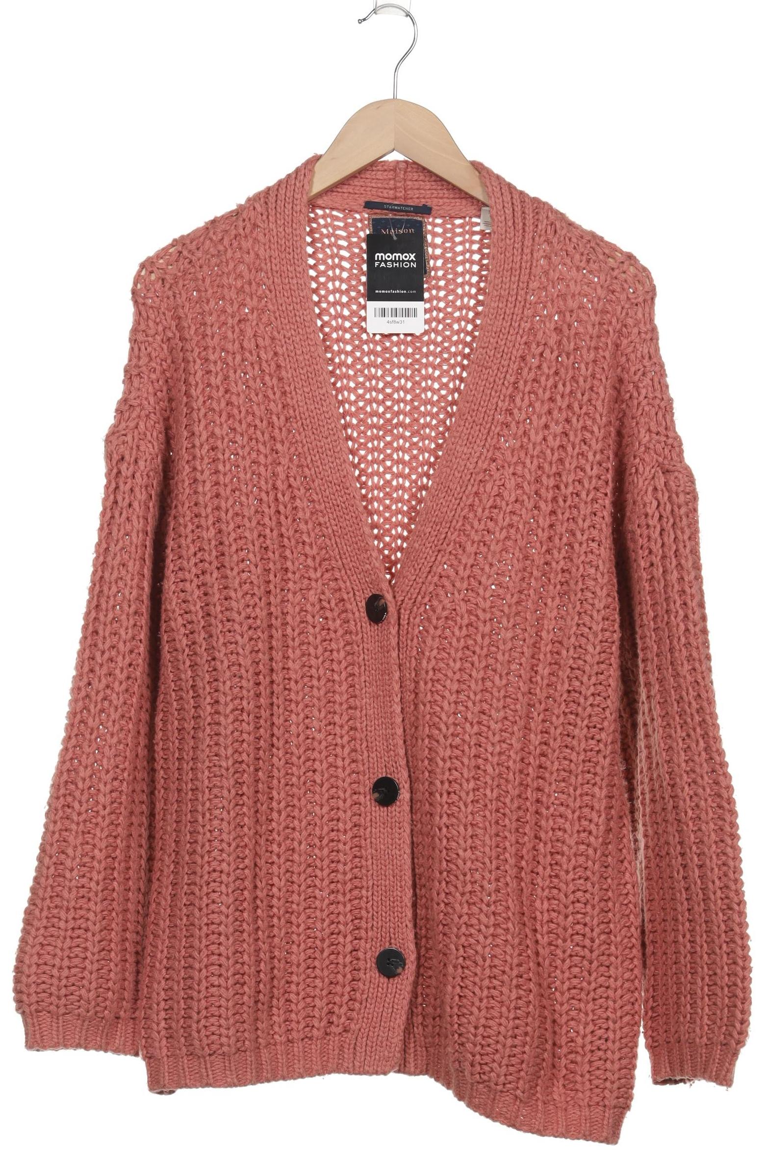 

Maison Scotch Damen Strickjacke, rot, Gr. 42