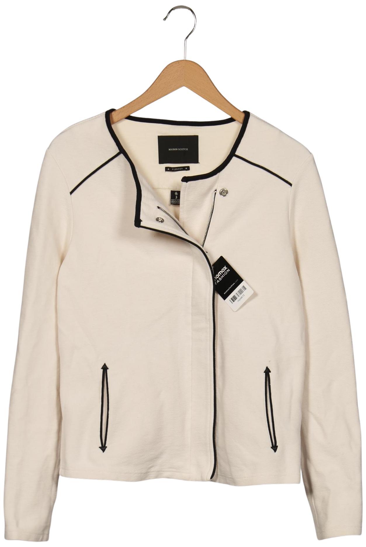 

Maison Scotch Damen Jacke, weiß, Gr. 40
