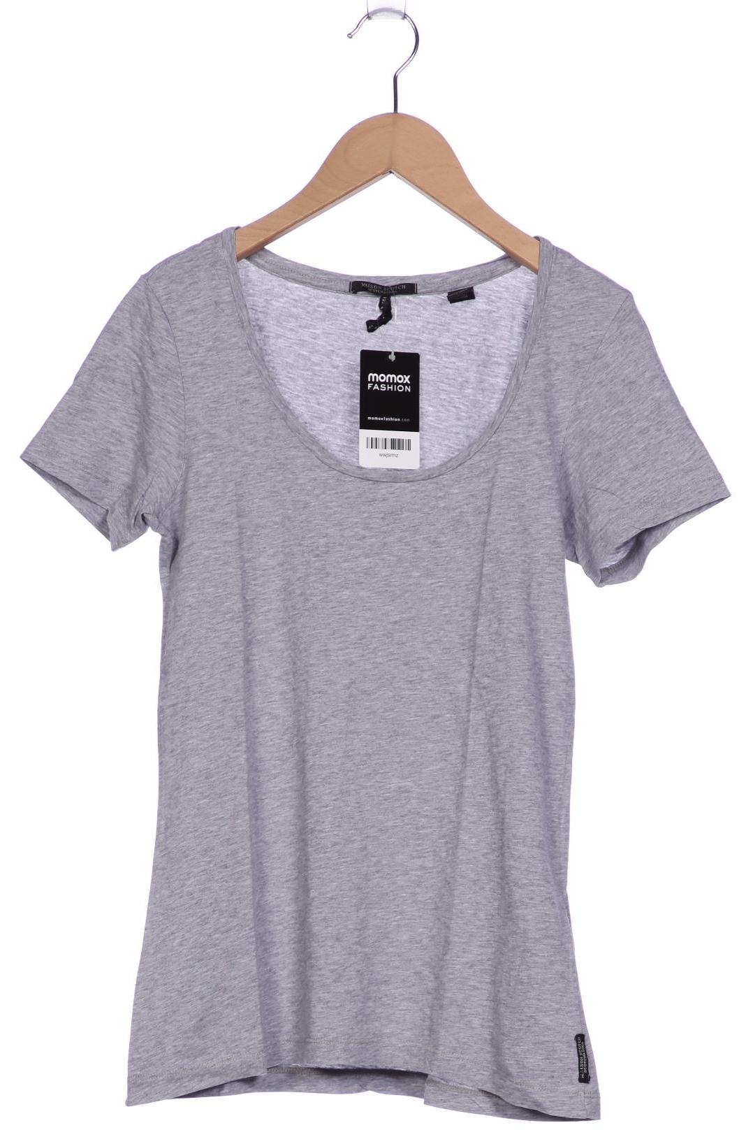 

Maison Scotch Damen T-Shirt, grau, Gr. 34