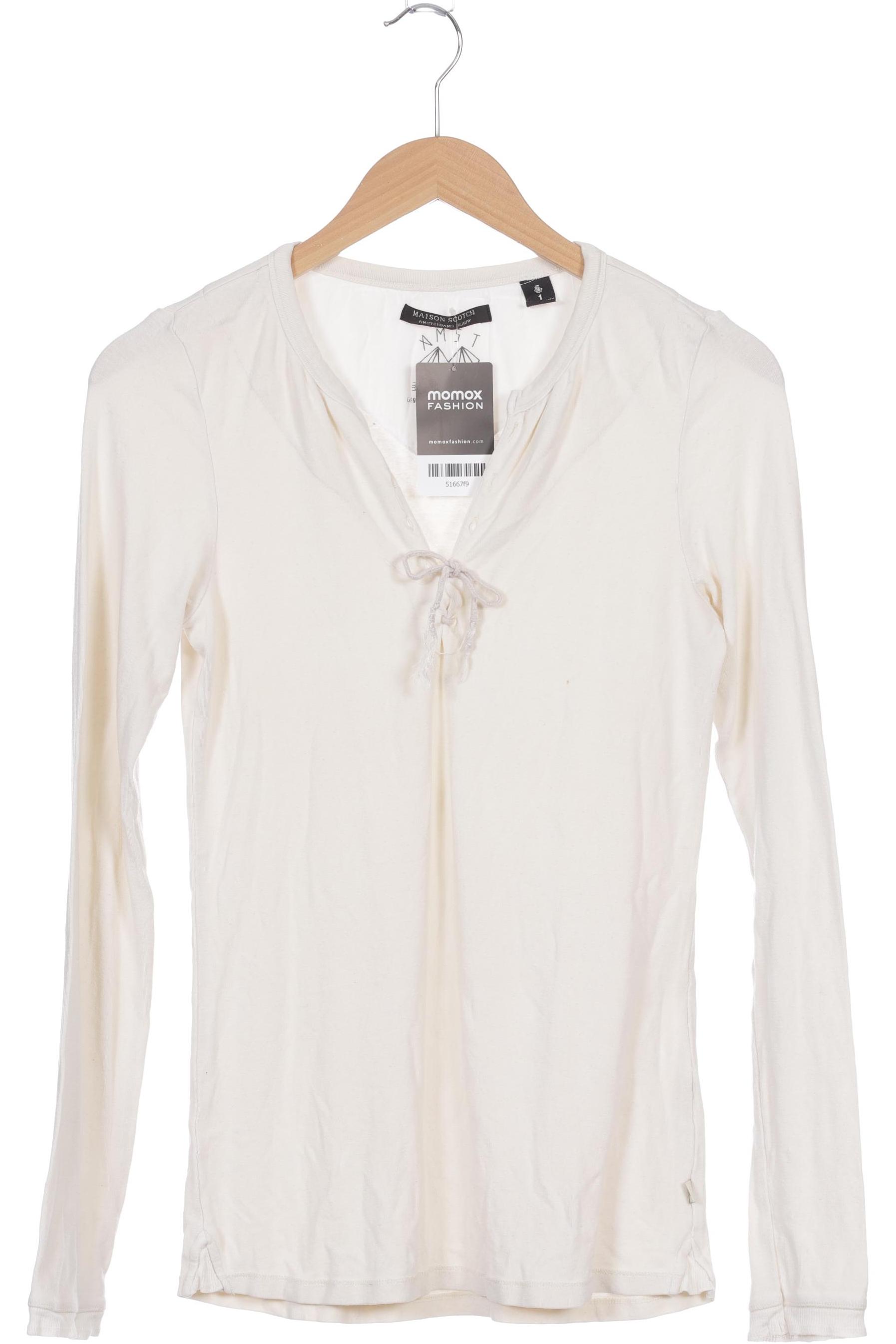 

Maison Scotch Damen Langarmshirt, beige, Gr. 36