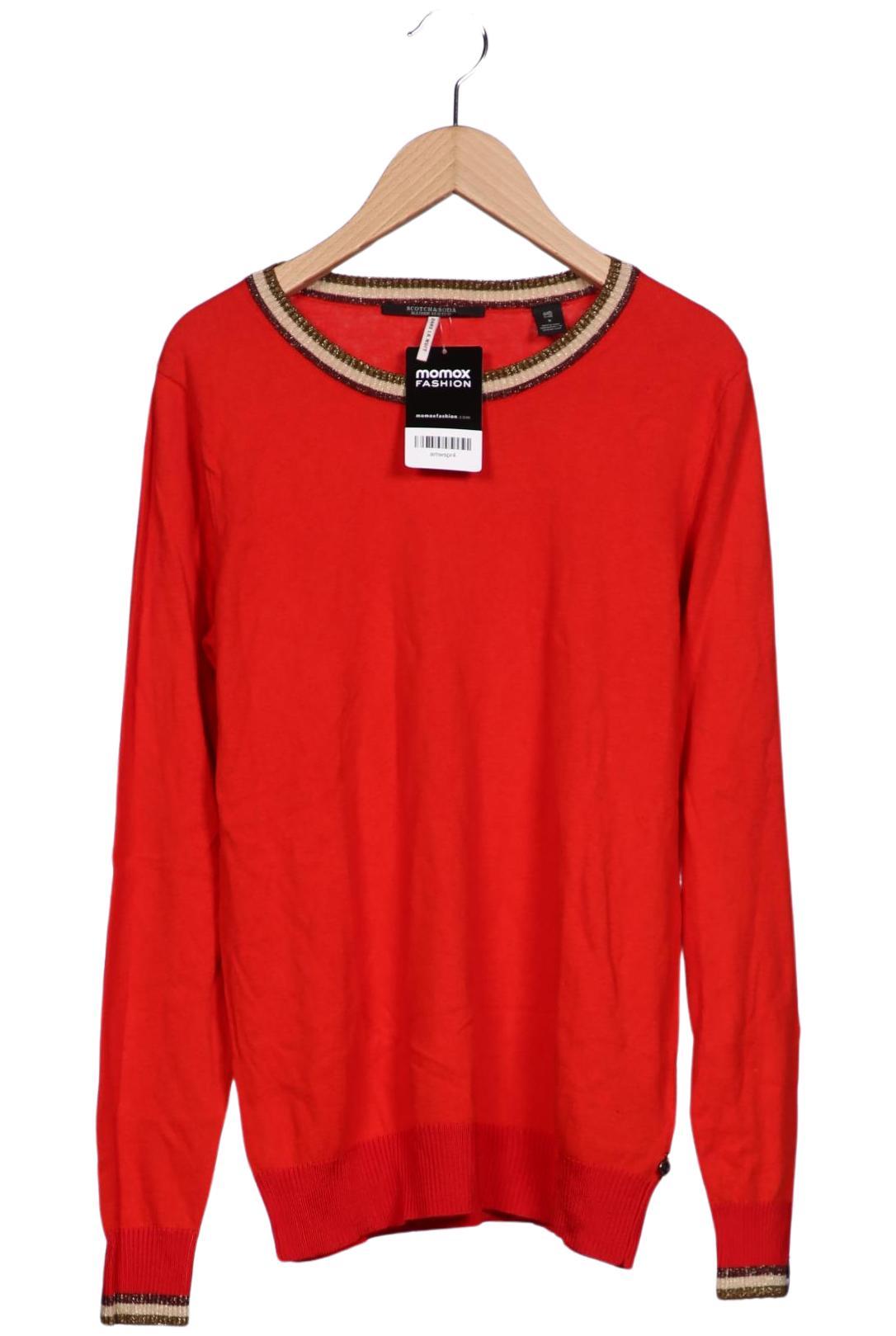 

Maison Scotch Damen Sweatshirt, rot, Gr. 36