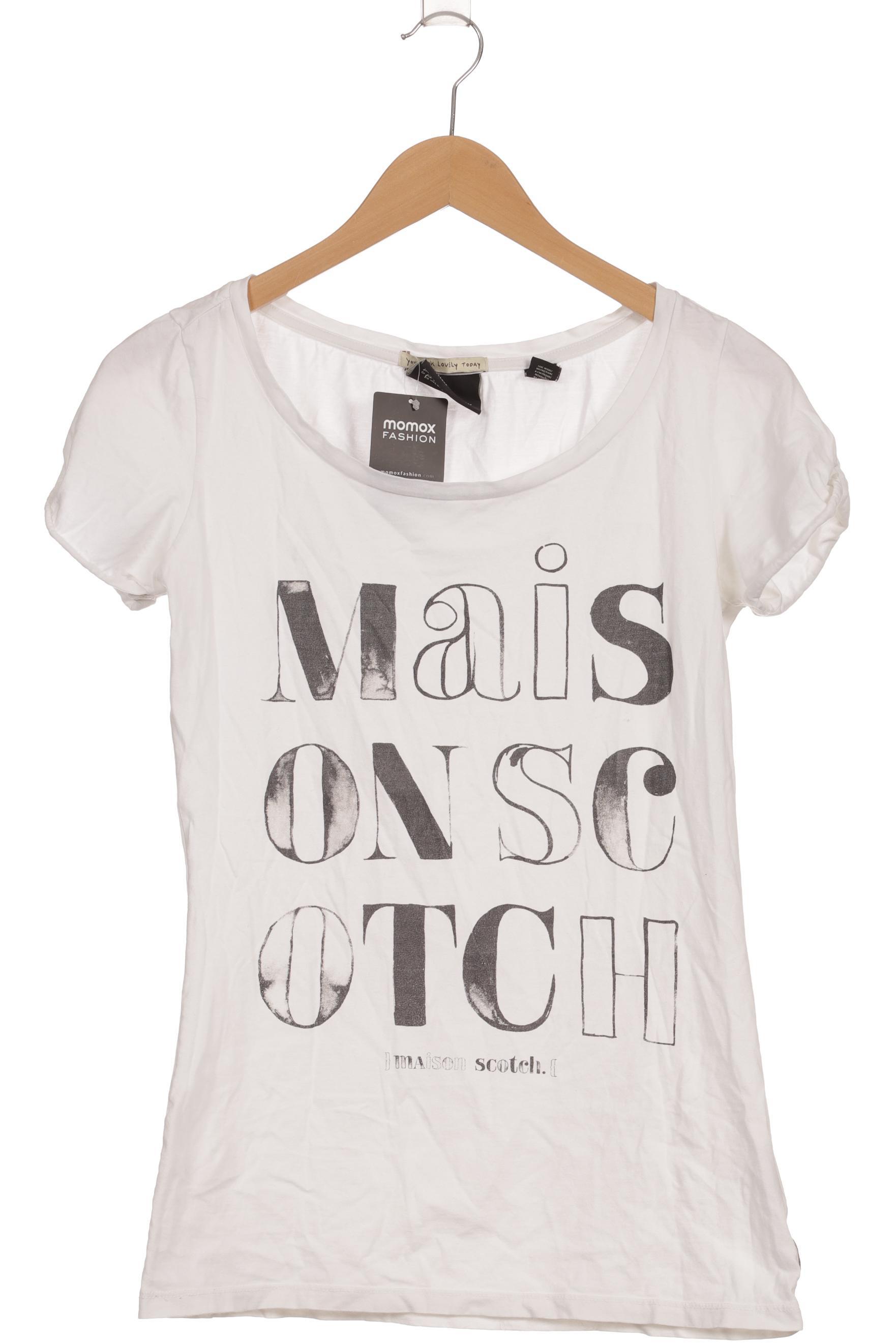 

Maison Scotch Damen T-Shirt, weiß, Gr.
