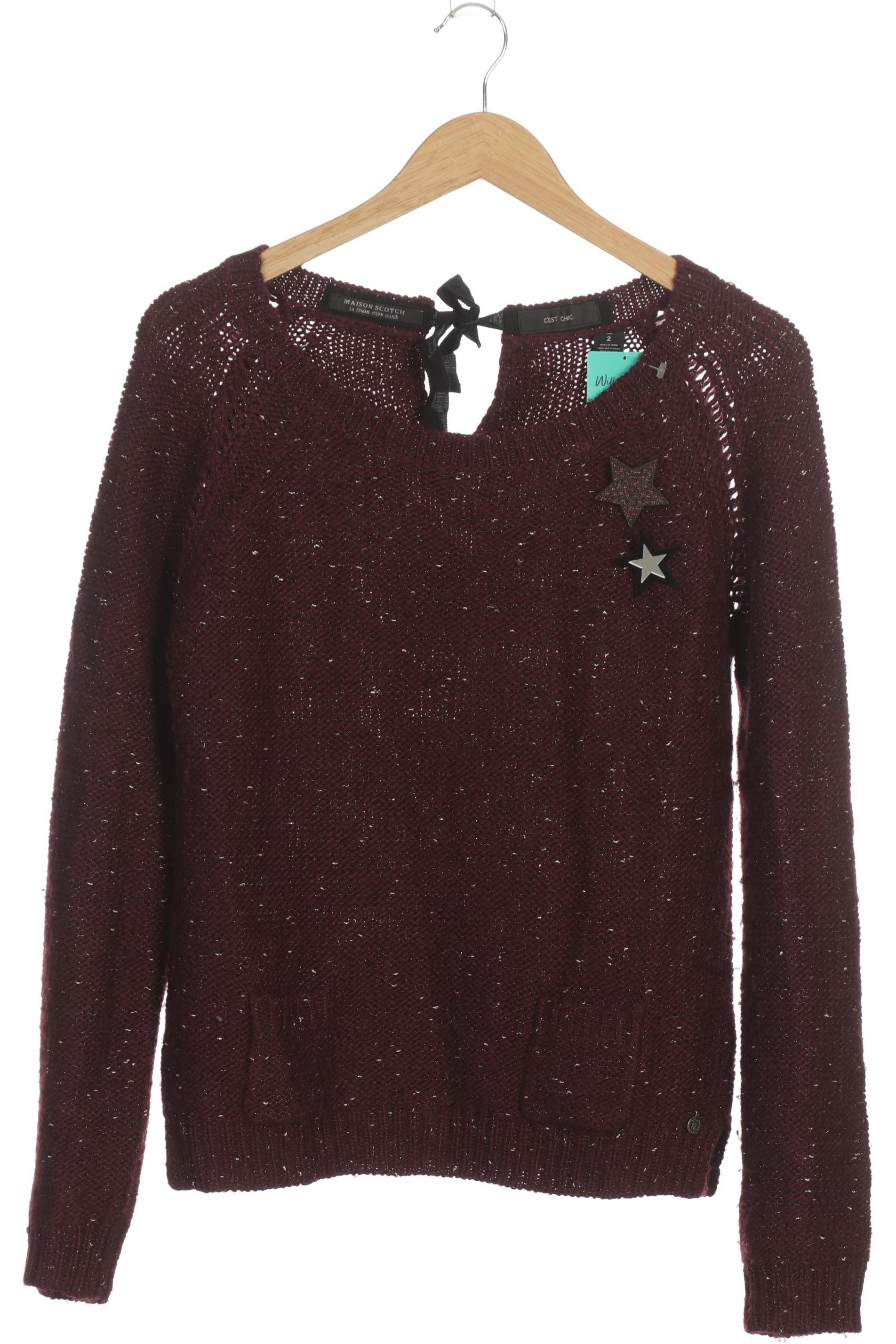 

Maison Scotch Damen Pullover, rot, Gr.