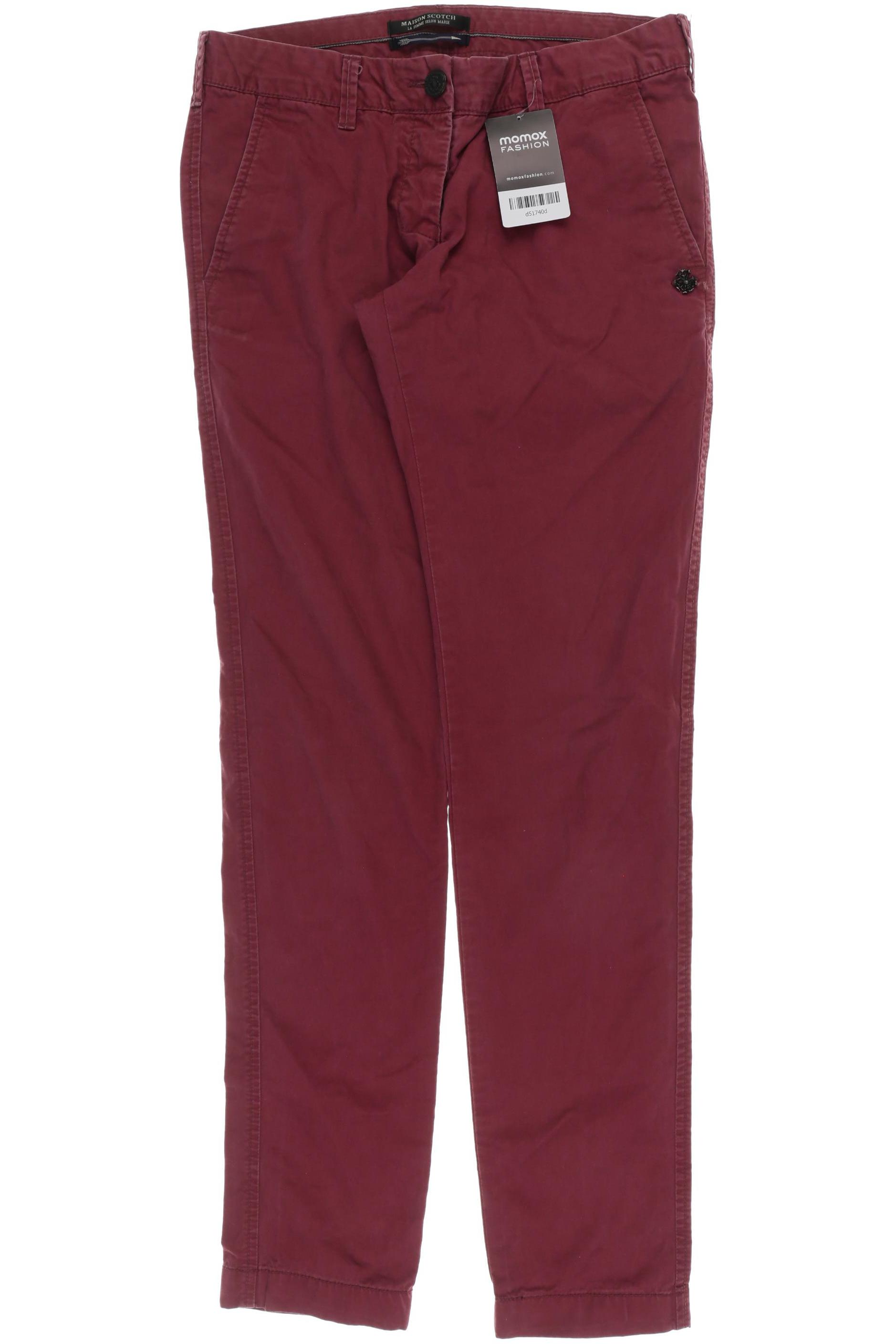 

Maison Scotch Damen Stoffhose, rot, Gr. 29