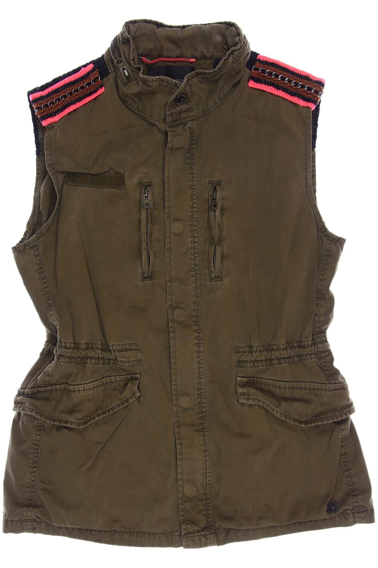 

Maison Scotch Damen Weste, grün, Gr. 38