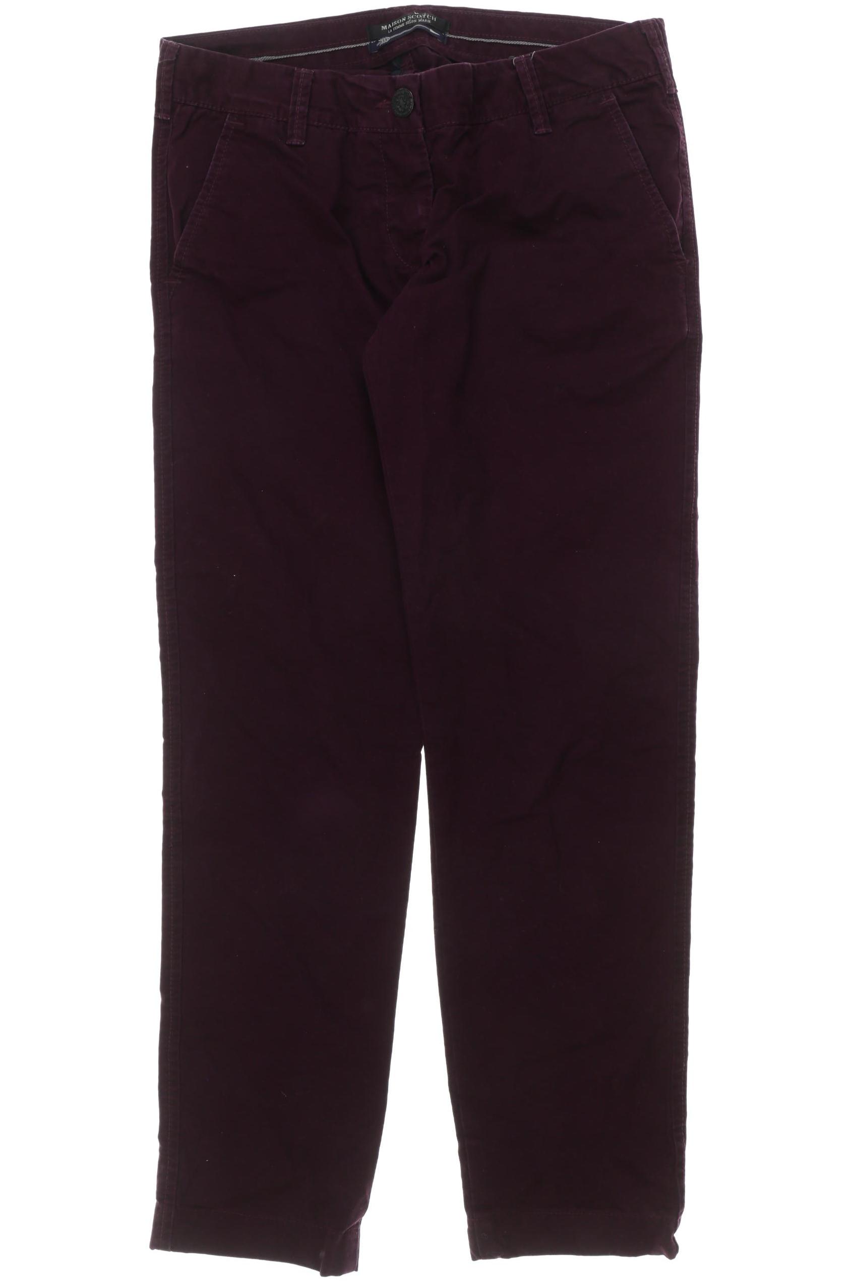 

Maison Scotch Damen Stoffhose, bordeaux, Gr. 26