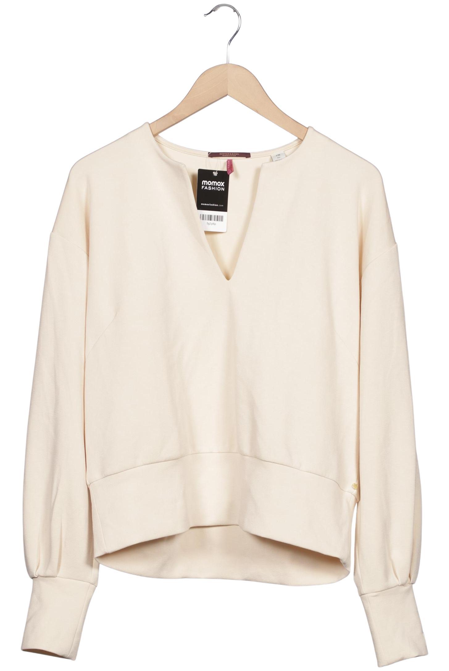 

Maison Scotch Damen Sweatshirt, cremeweiß, Gr. 44