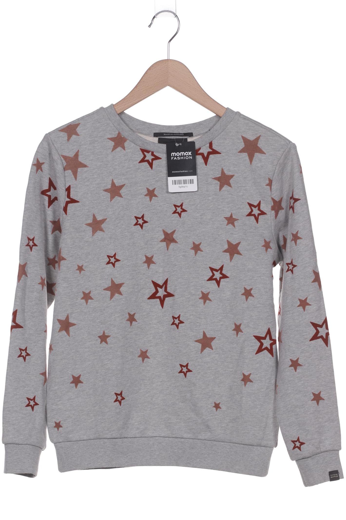 

Maison Scotch Damen Sweatshirt, grau, Gr. 34