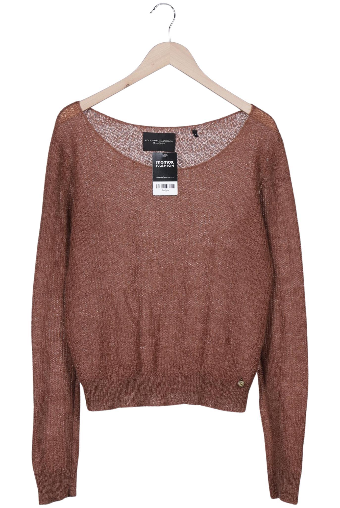 

Maison Scotch Damen Pullover, braun, Gr. 38