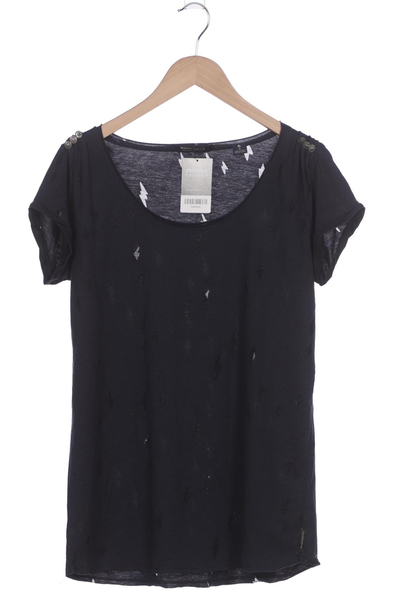 

Maison Scotch Damen T-Shirt, marineblau, Gr. 42