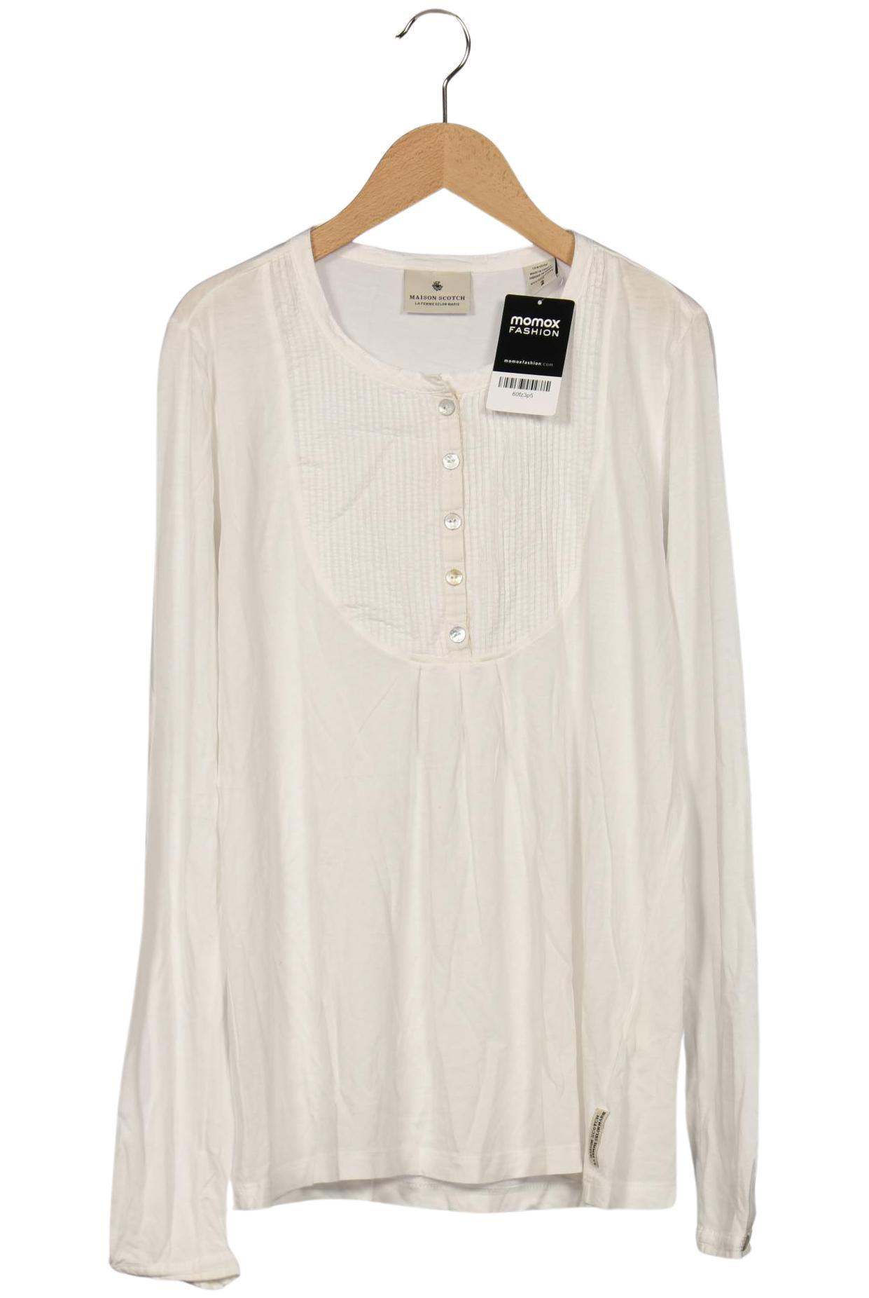 

Maison Scotch Damen Langarmshirt, cremeweiß, Gr. 38