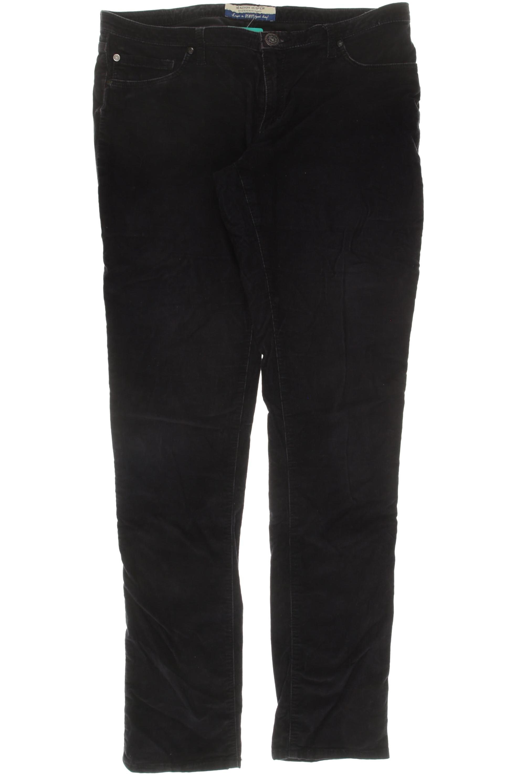 

Maison Scotch Damen Stoffhose, schwarz, Gr. 30