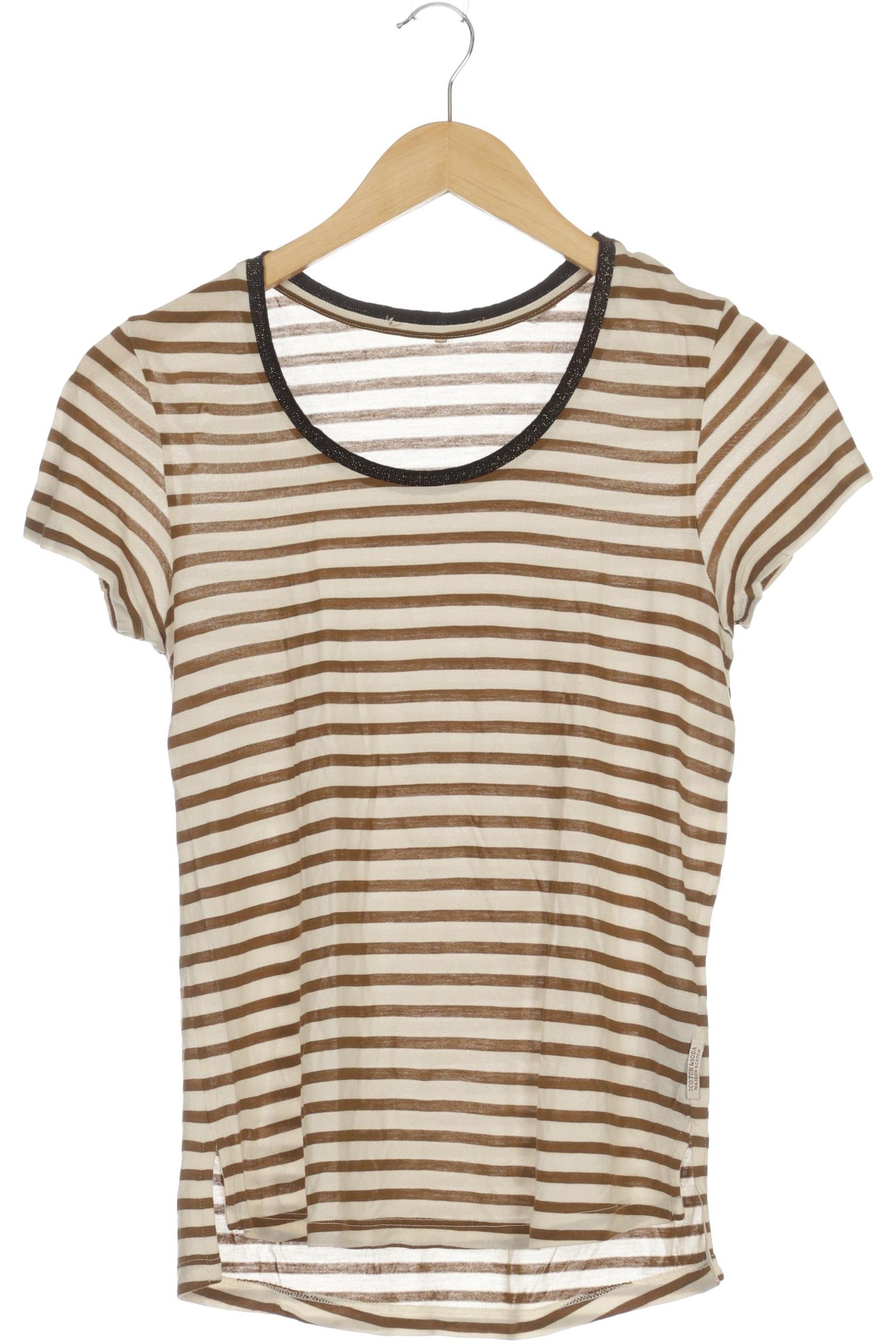 

Maison Scotch Damen T-Shirt, beige, Gr.