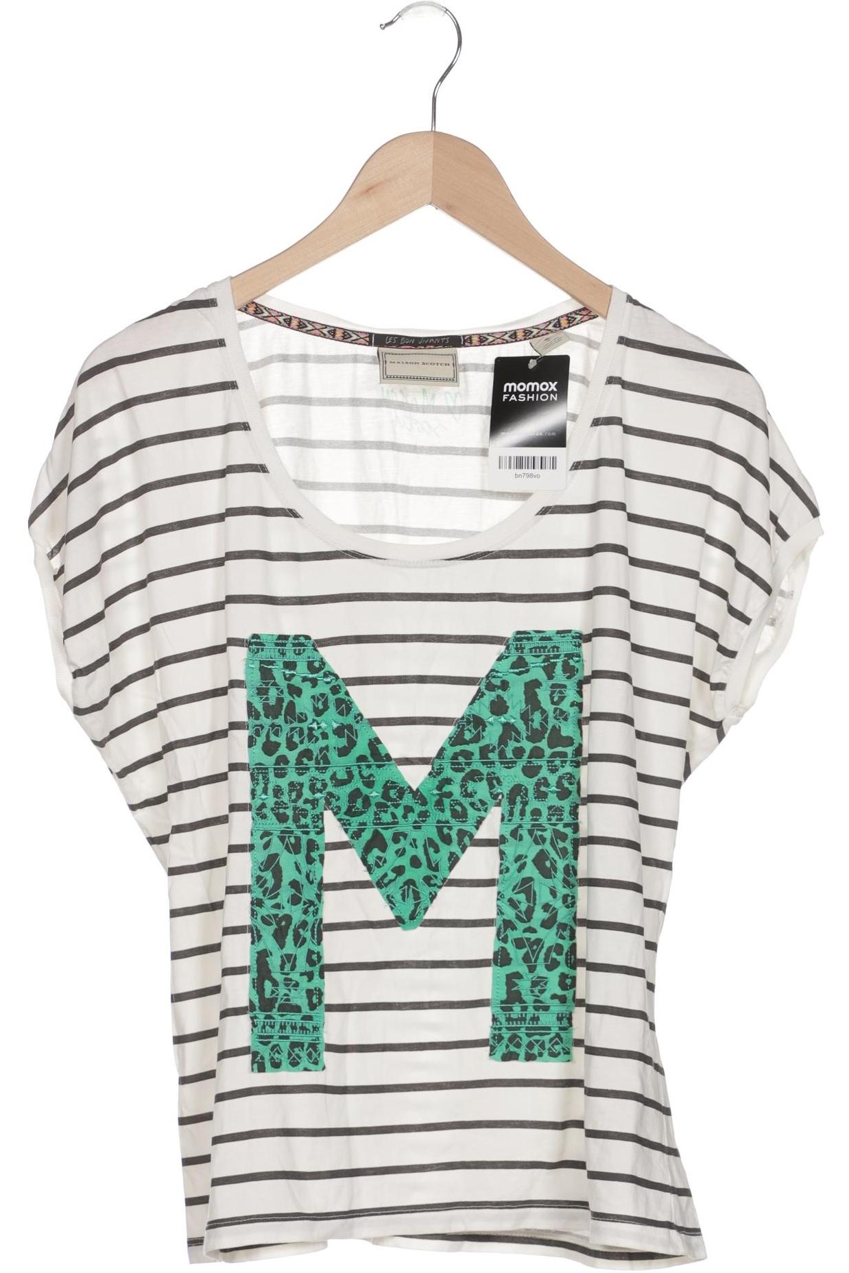 

Maison Scotch Damen T-Shirt, weiß, Gr. 38