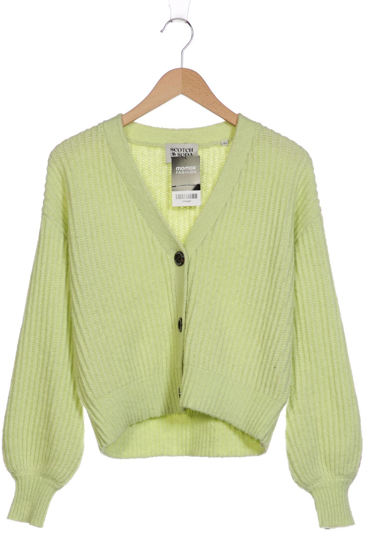

Maison Scotch Damen Strickjacke, hellgrün, Gr. 36