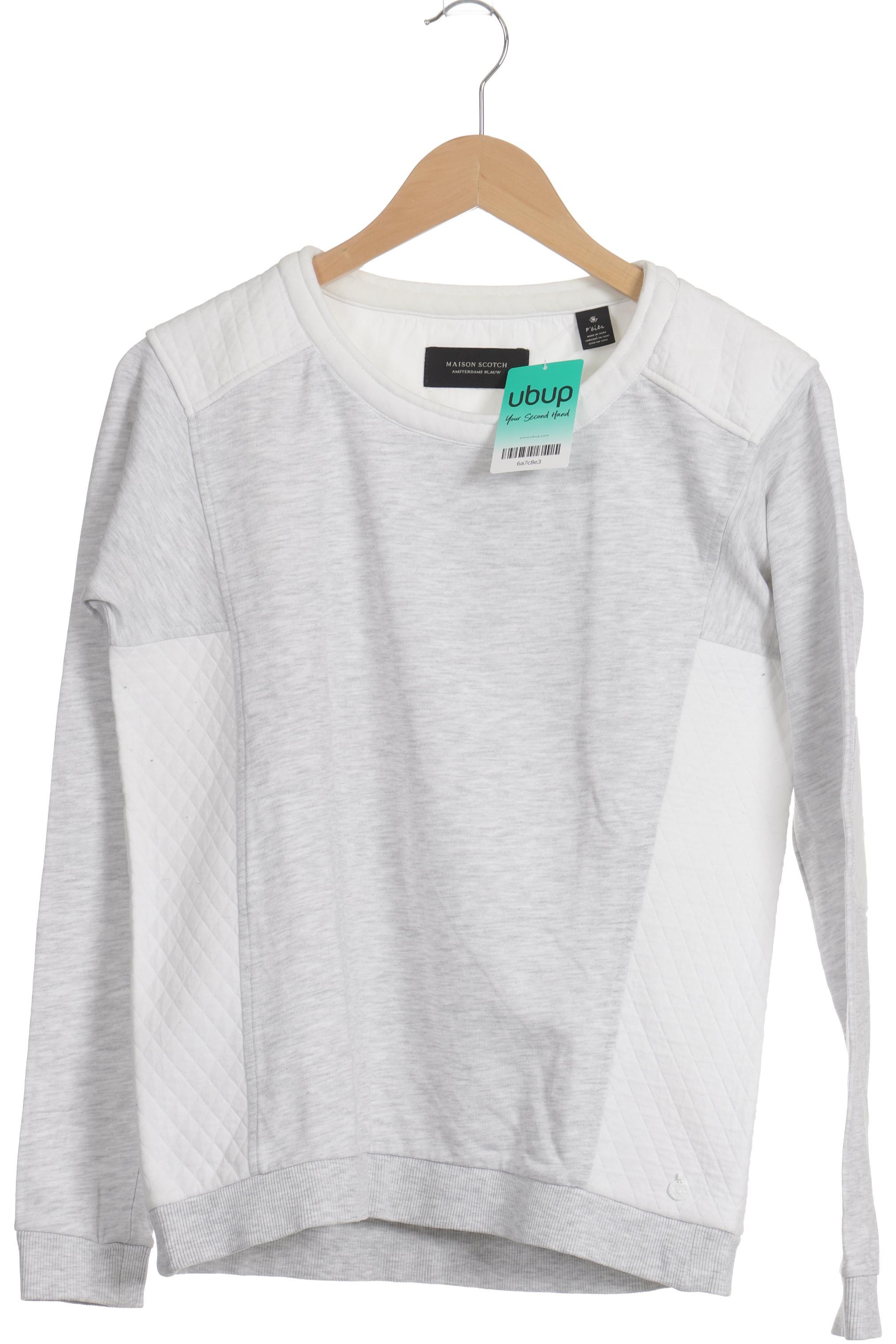 

Maison Scotch Damen Sweatshirt, grau, Gr. 34