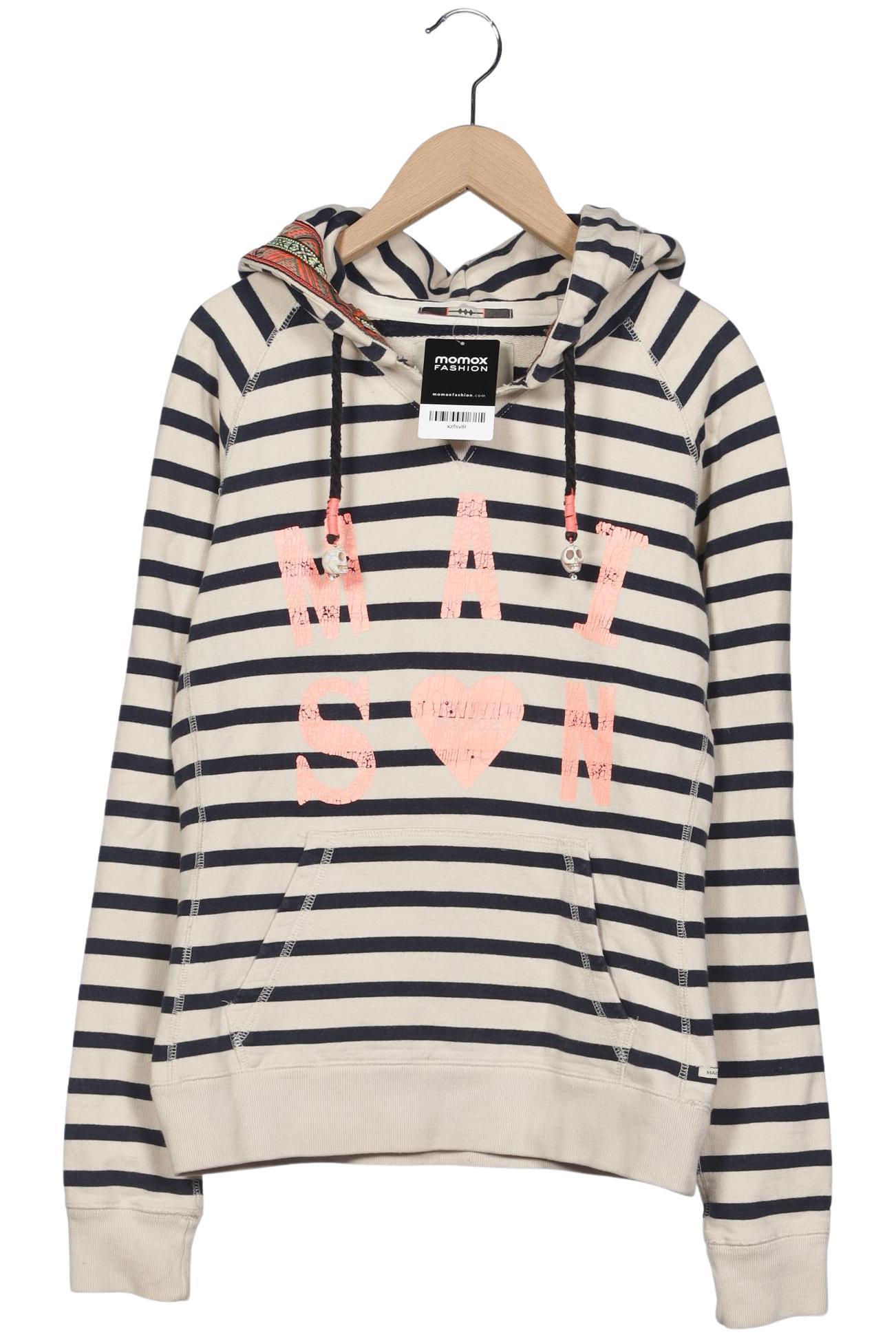 

Maison Scotch Damen Kapuzenpullover, beige, Gr. 36