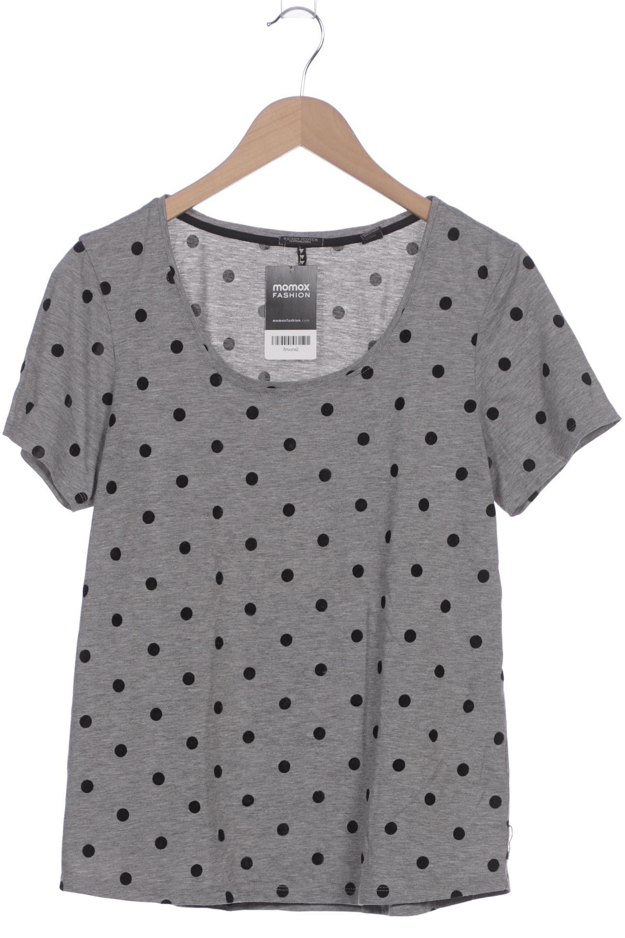 

Maison Scotch Damen T-Shirt, grau, Gr. 42