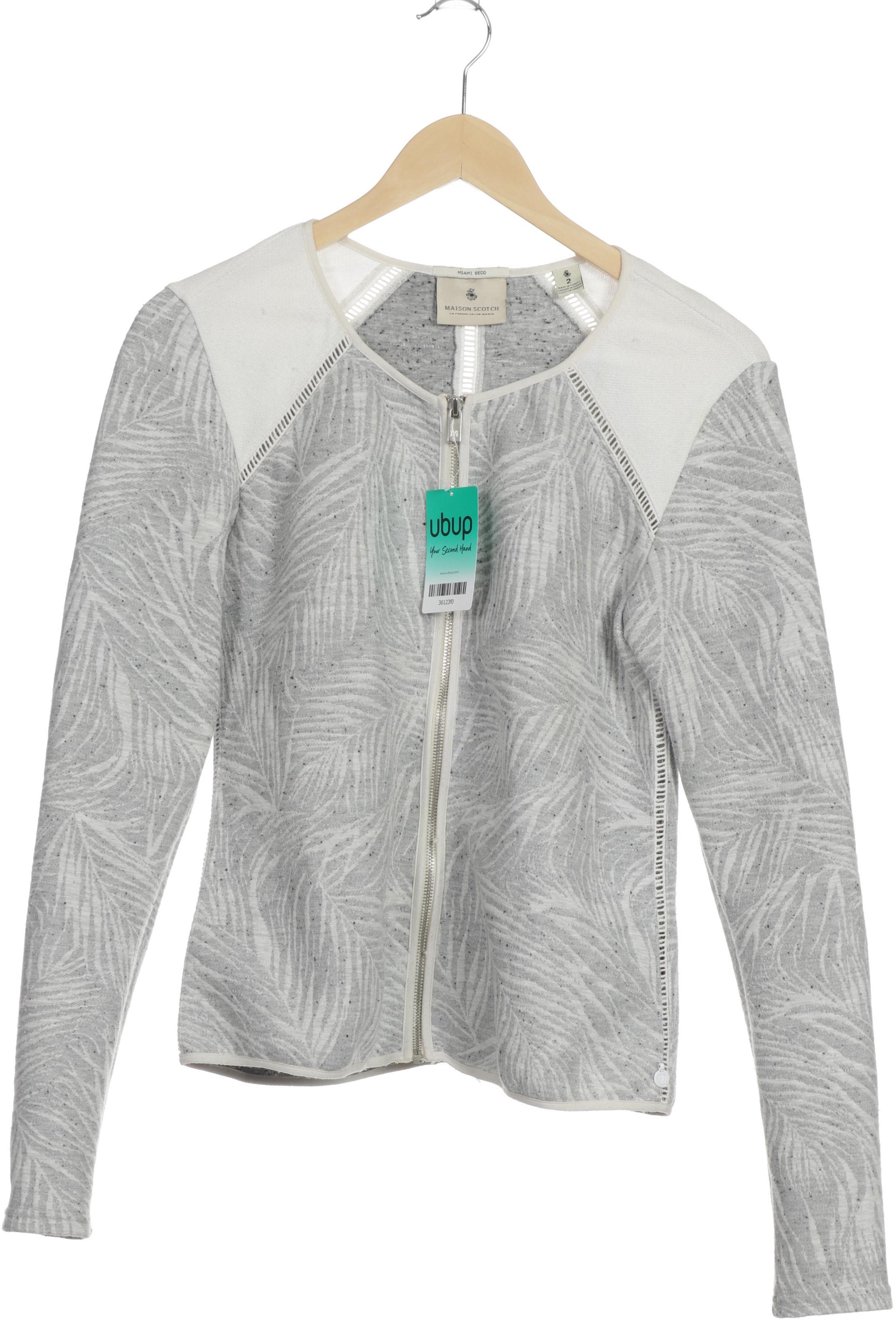 

Maison Scotch Damen Strickjacke, grau, Gr. 38