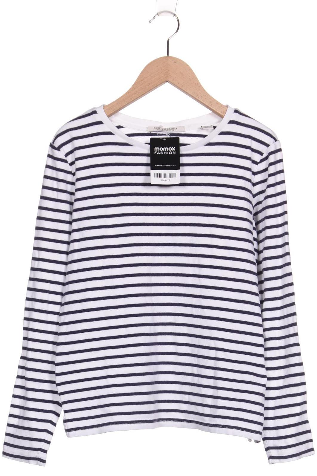 

Maison Scotch Damen Sweatshirt, weiß, Gr. 34