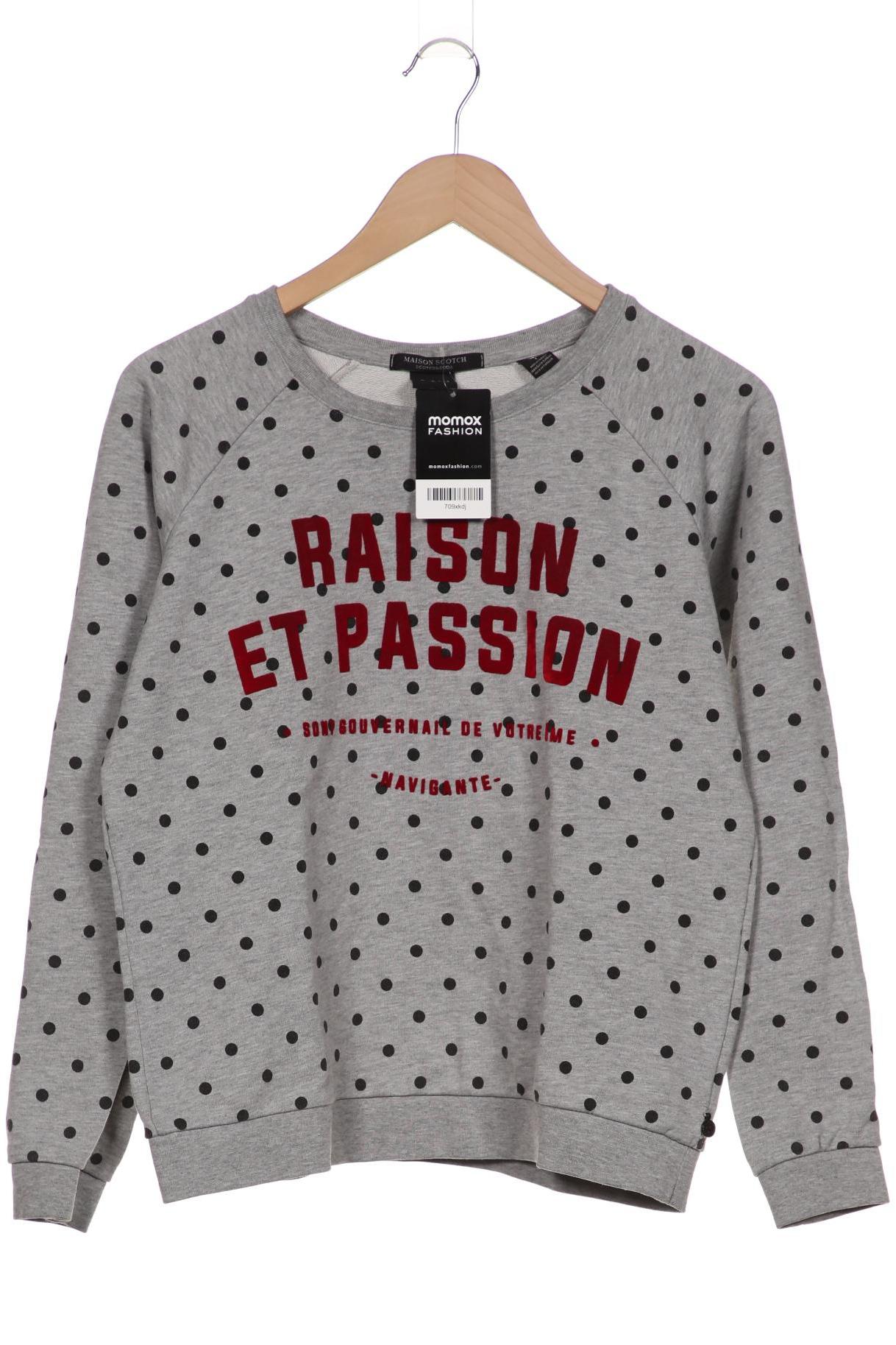 

Maison Scotch Damen Sweatshirt, grau, Gr. 36