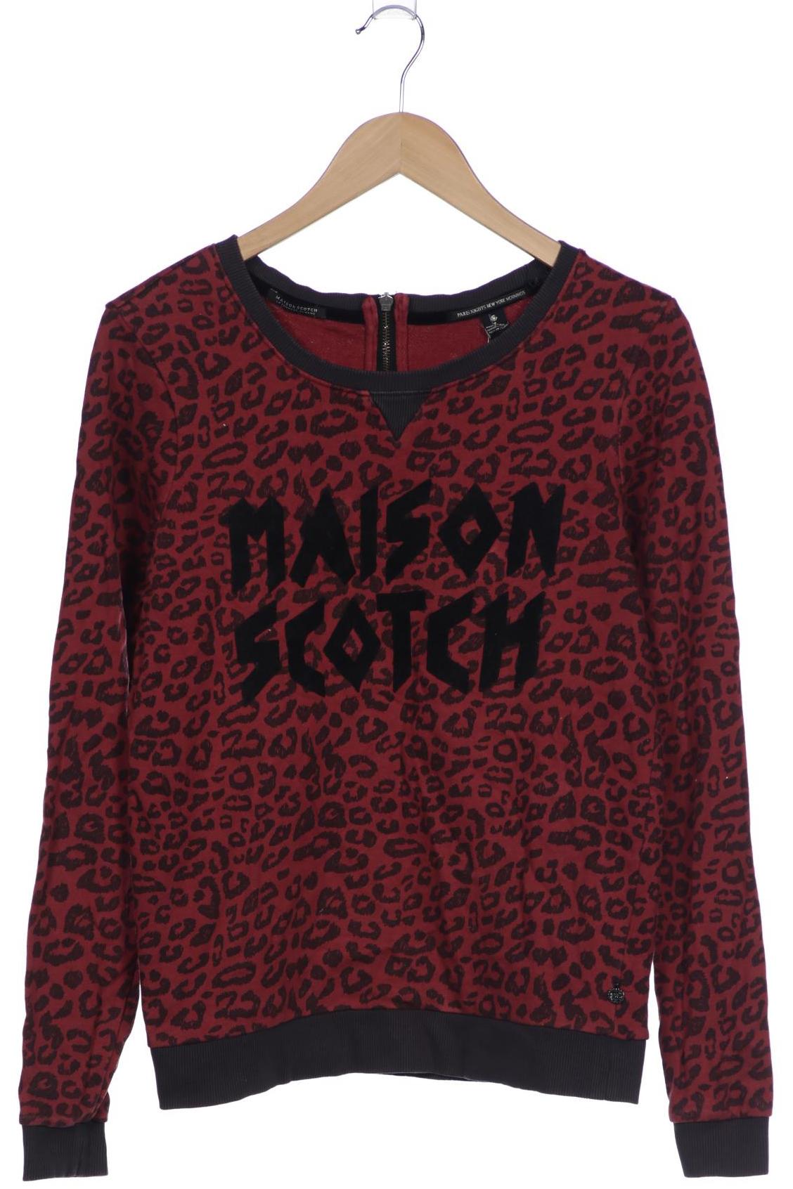 

Maison Scotch Damen Sweatshirt, bordeaux, Gr. 36